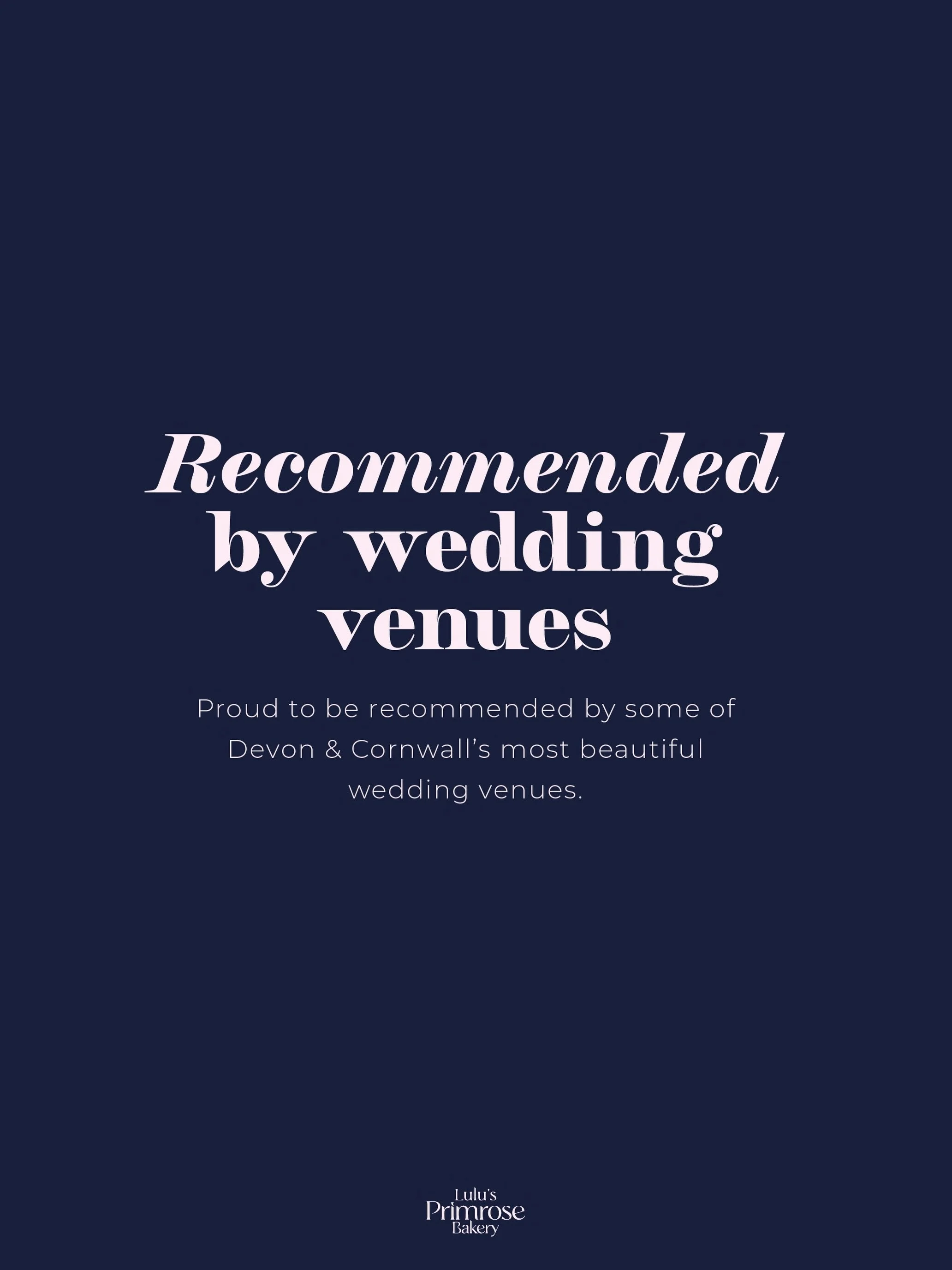 There&rsquo;s something really special about being recommended by the venues where couples choose to celebrate their wedding day 🤍 It means a venue is putting their trust in you to be part of their couples&rsquo; celebrations and that&rsquo;s someth