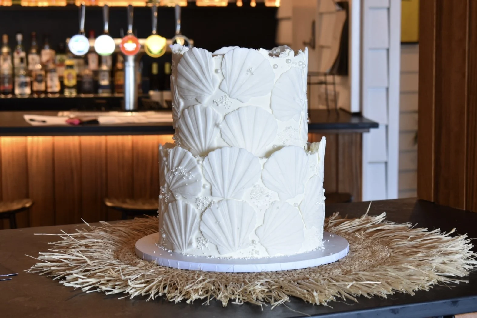 Luxury wedding cakes at Tunnels Beaches, Ilfracombe