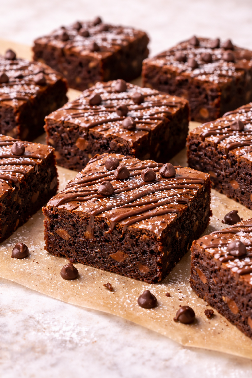 Chocolate Brownies Wedding Dessert Table Devon