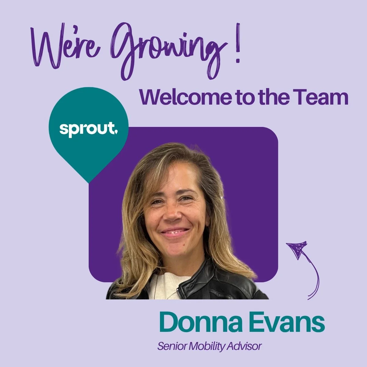 The Sprout team is growing, and we couldn't be more excited.

We are thrilled to welcome Donna Evans to the Sprout family as our newest Senior Mobility Advisor.

Donna brings a wealth of expertise in global mobility and a genuine passion for making p