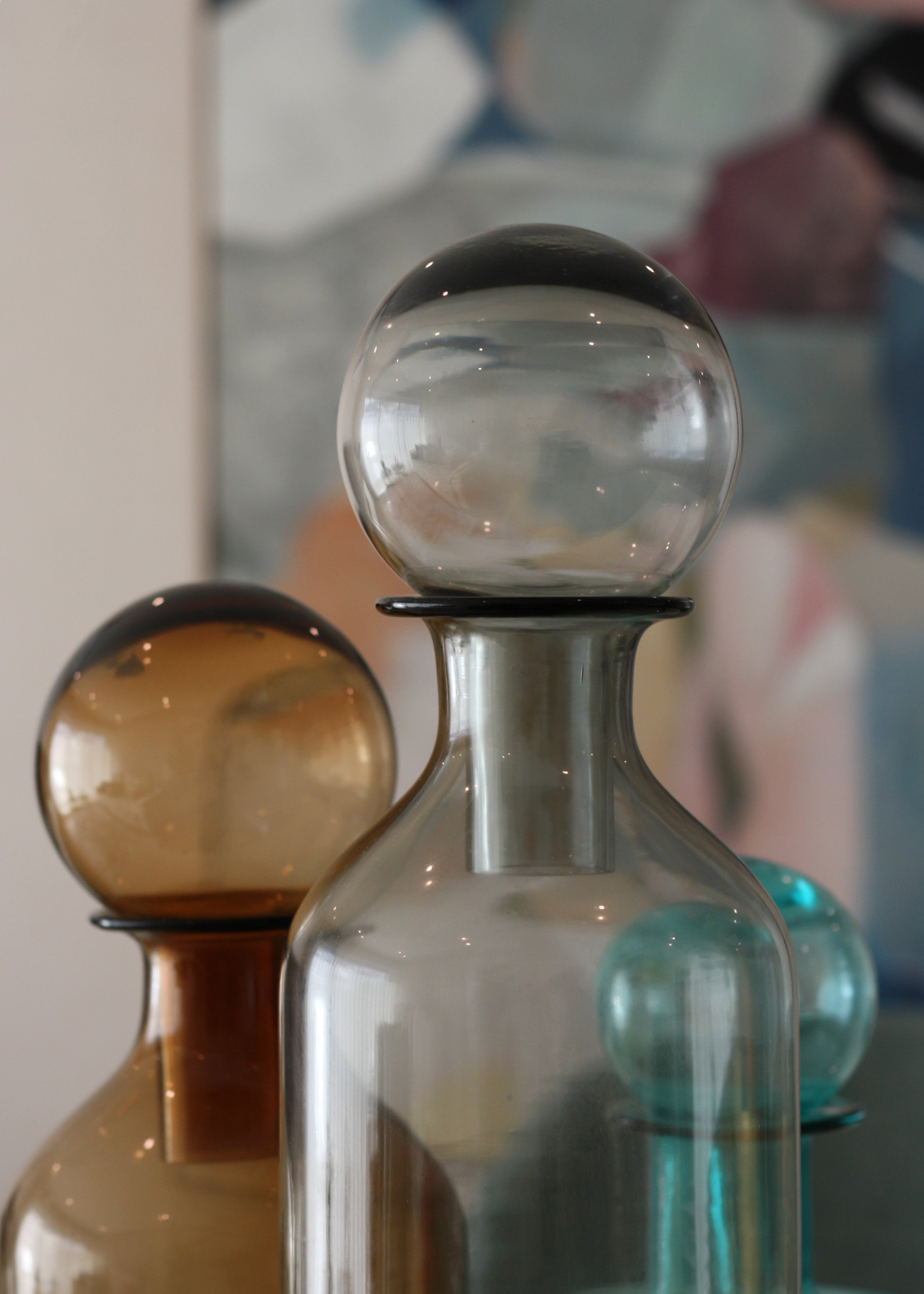 Decoração sala Estar | Pormenor Frascos decorativos