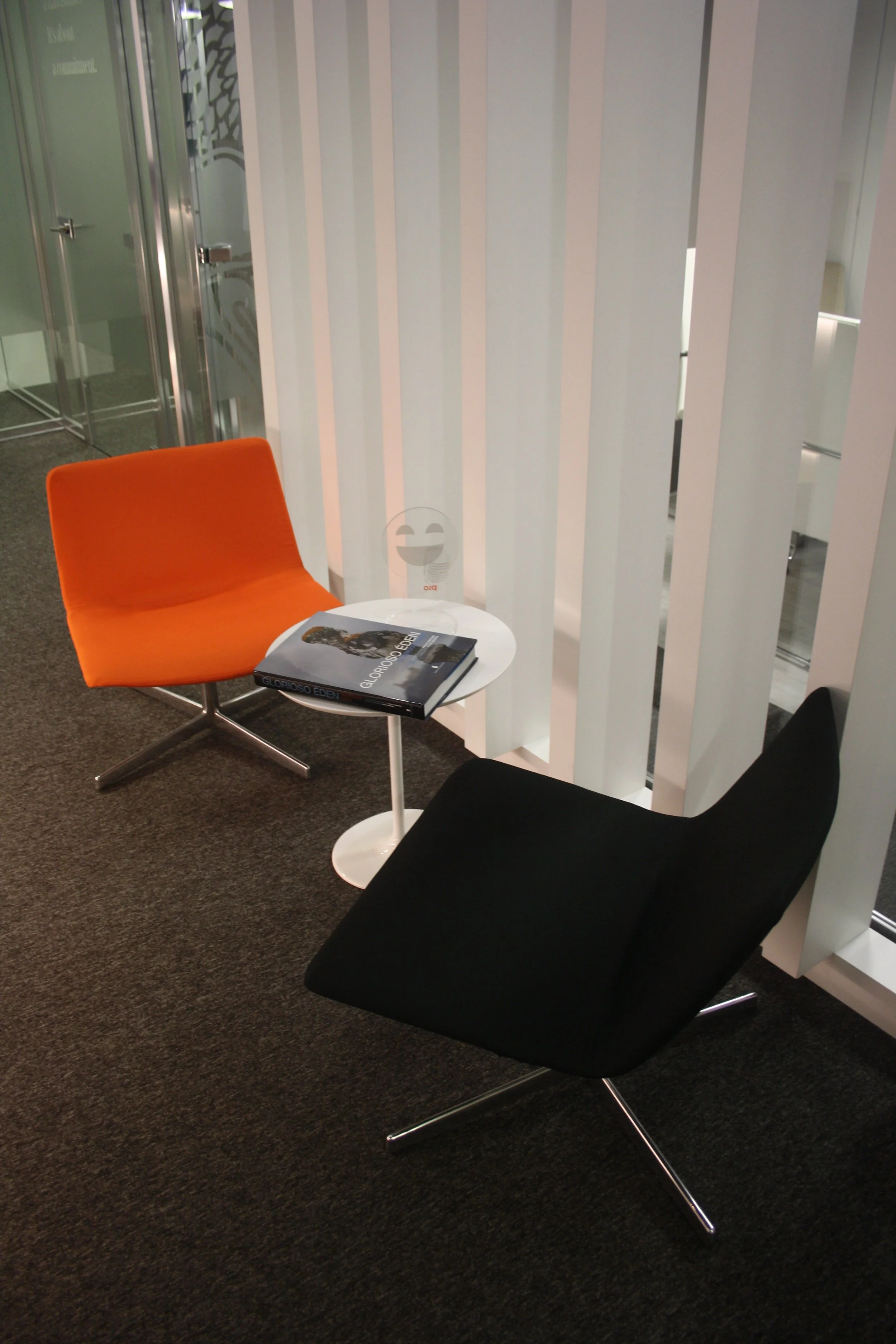 Área de recepção.