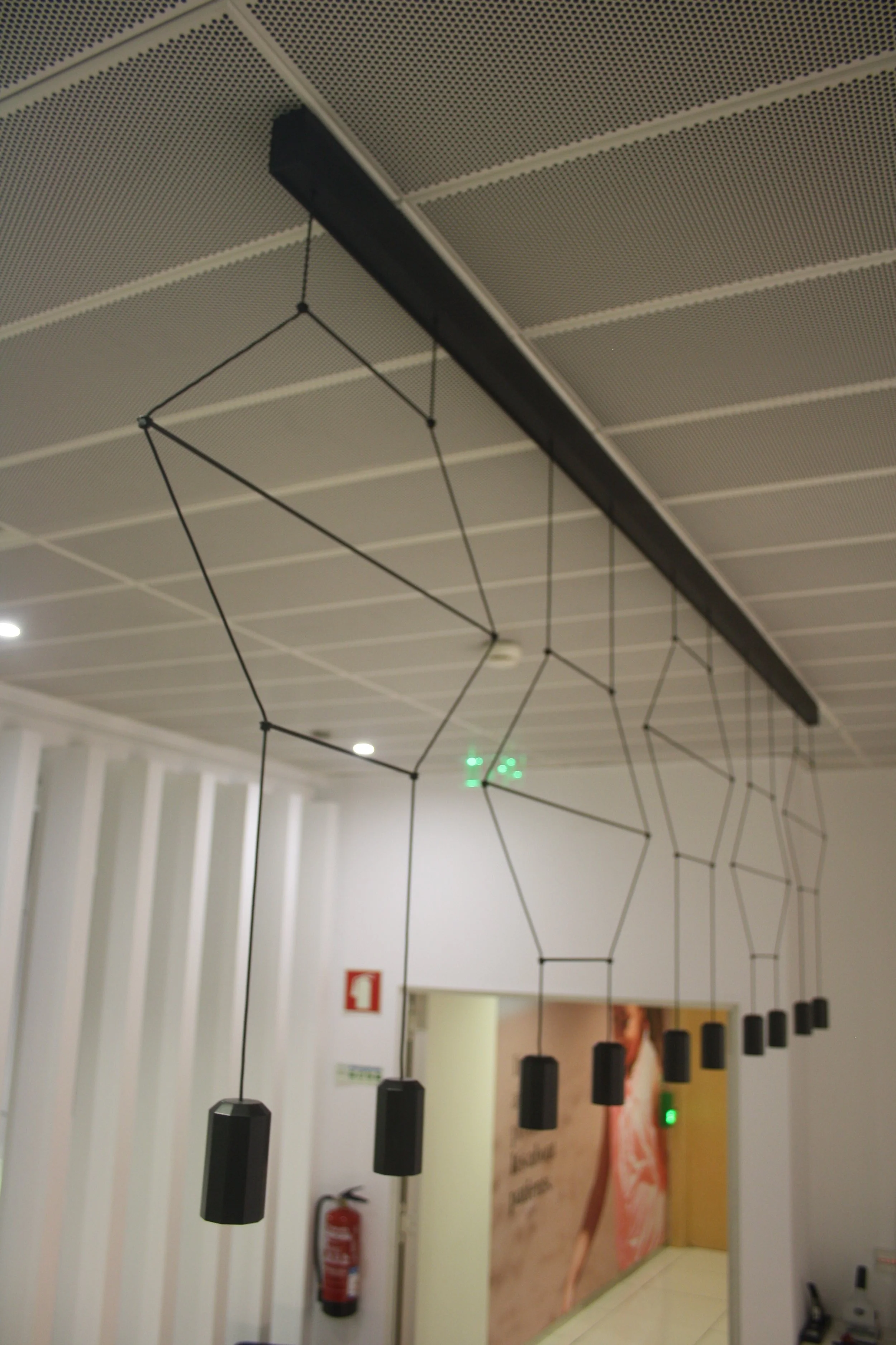 Candeeiro suspenso (recepção)