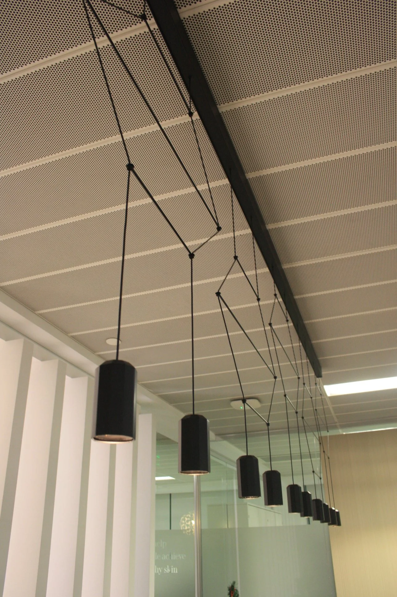 Candeeiro suspenso (recepção)