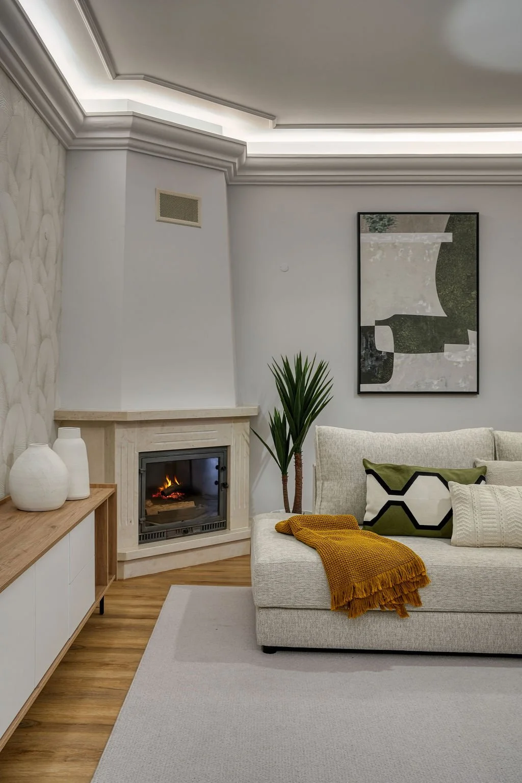 Decoração Sala Estar | Lareira