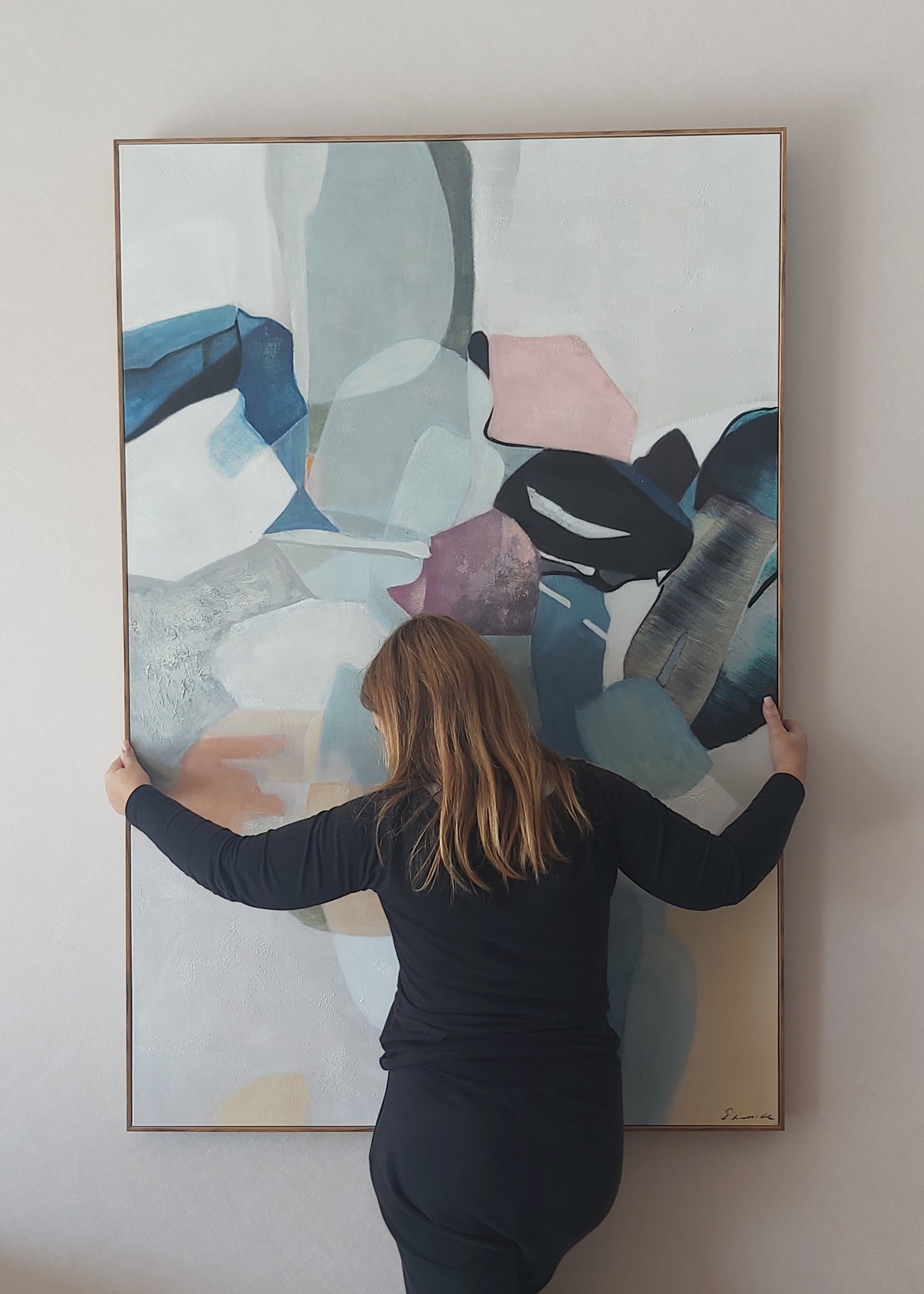 Decoração sala Estar | Pormenor Quadro contemporâneo