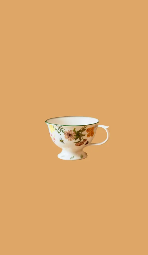 Eden Stoneware Tea Cups, Set of 4