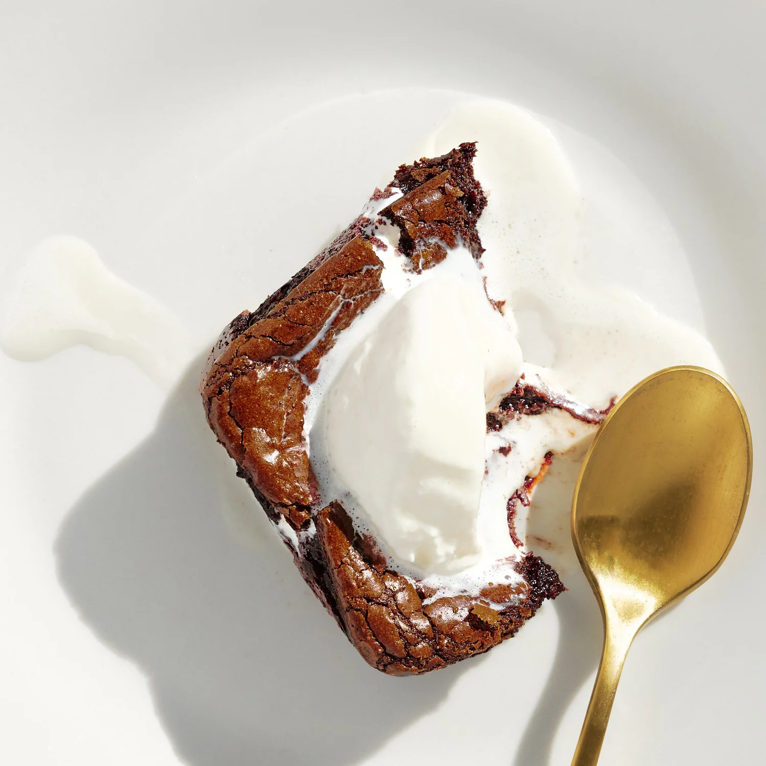 Brown Butter Brownie Squares