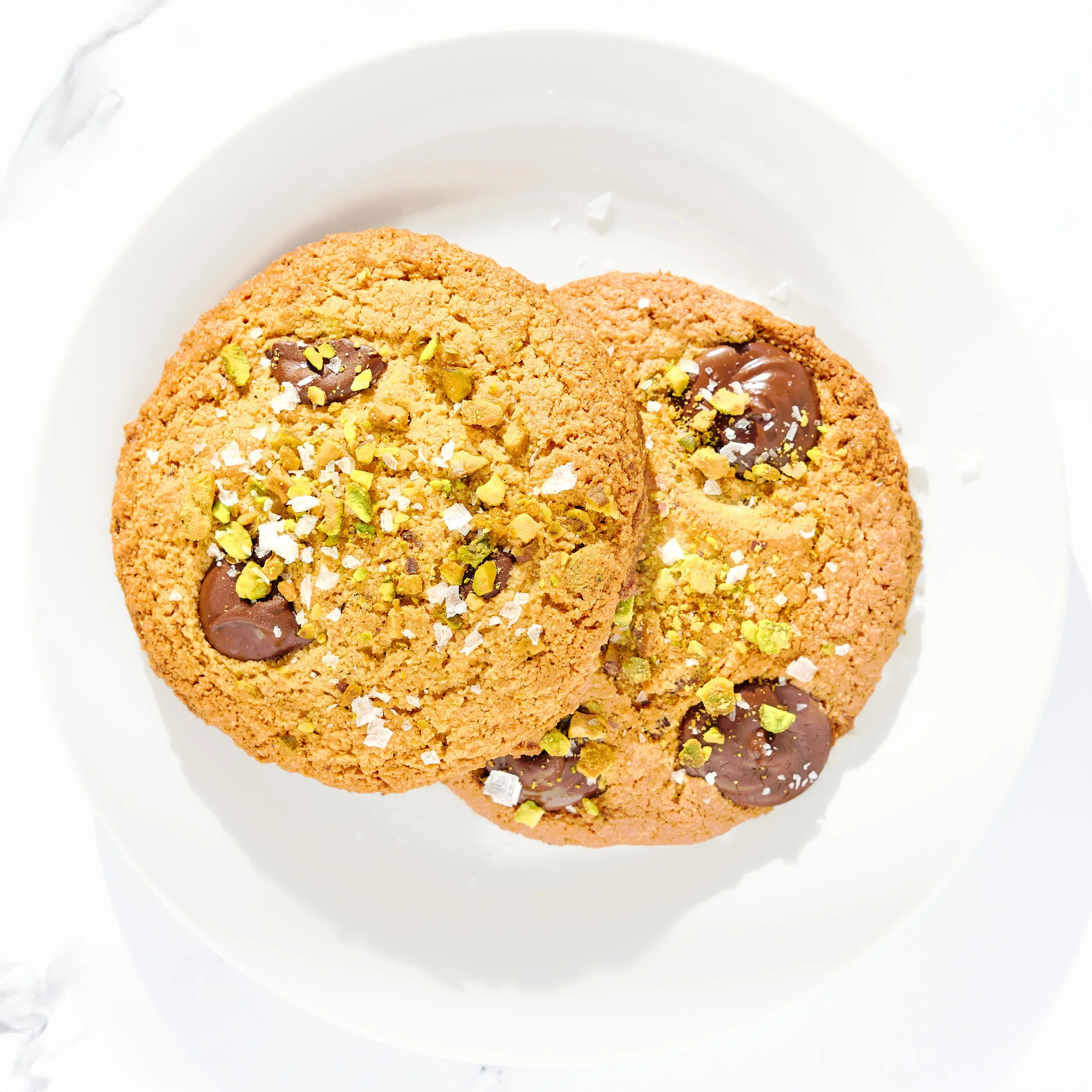 Pistachio Almond Chocolate Chip Cookies