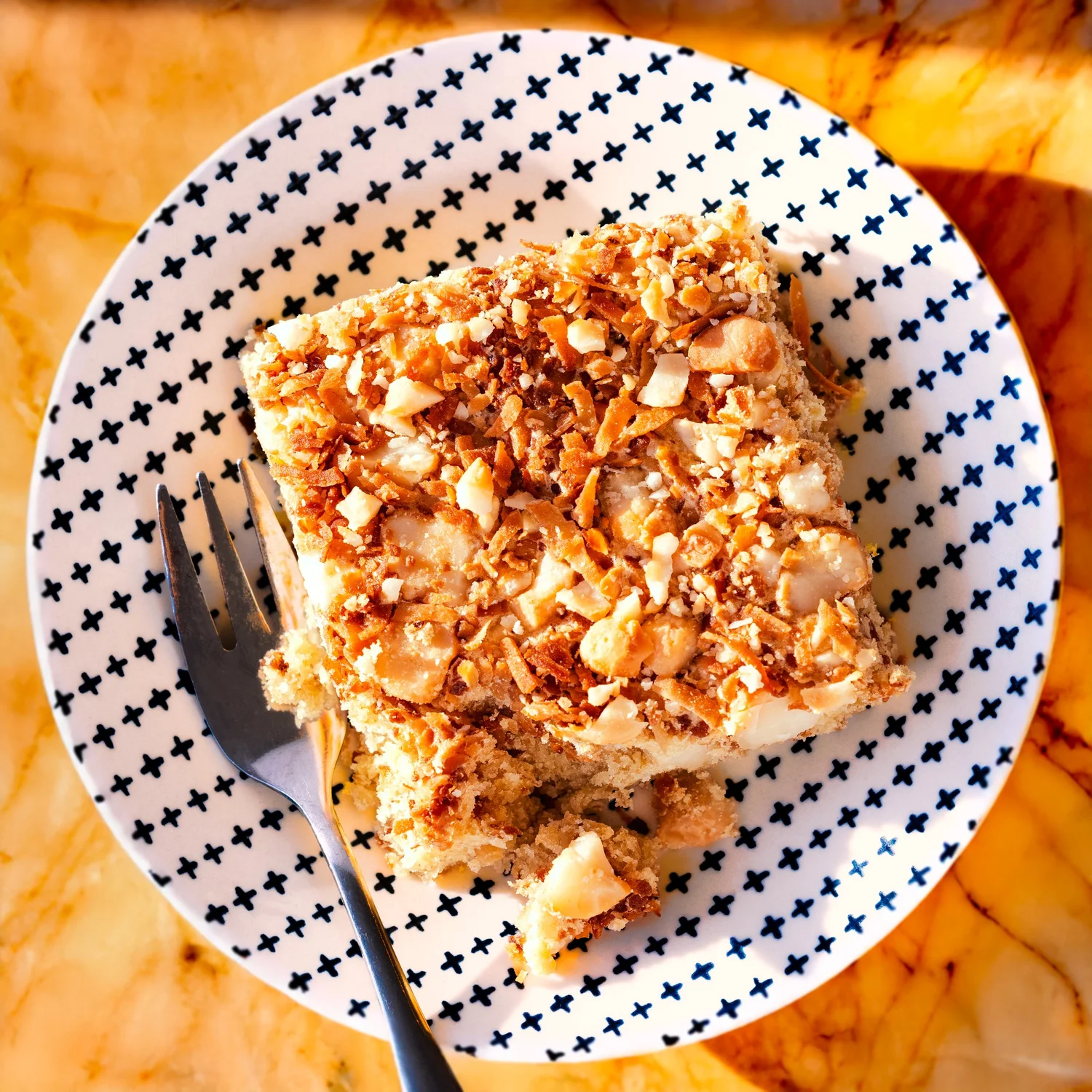 Coconut Banana Blondies