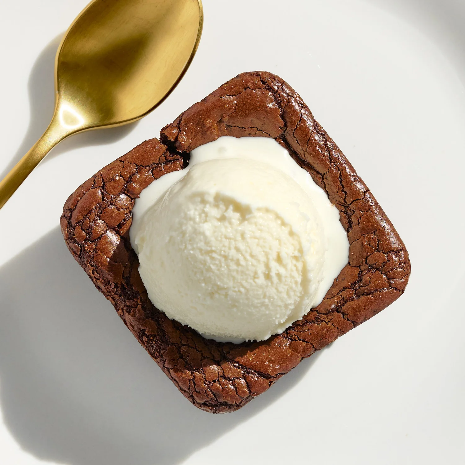 Brown Butter Brownie Squares