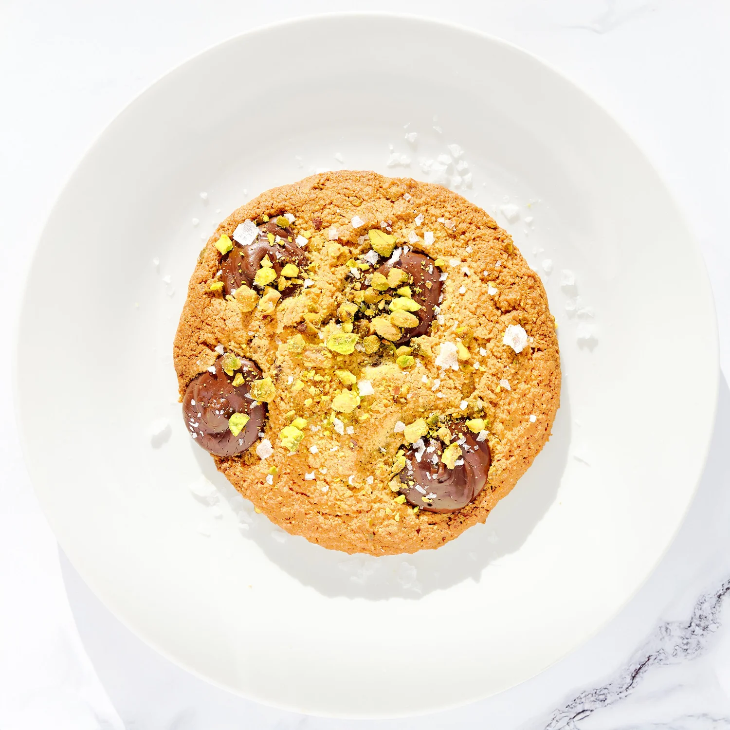 Pistachio Almond Chocolate Chunk Cookies