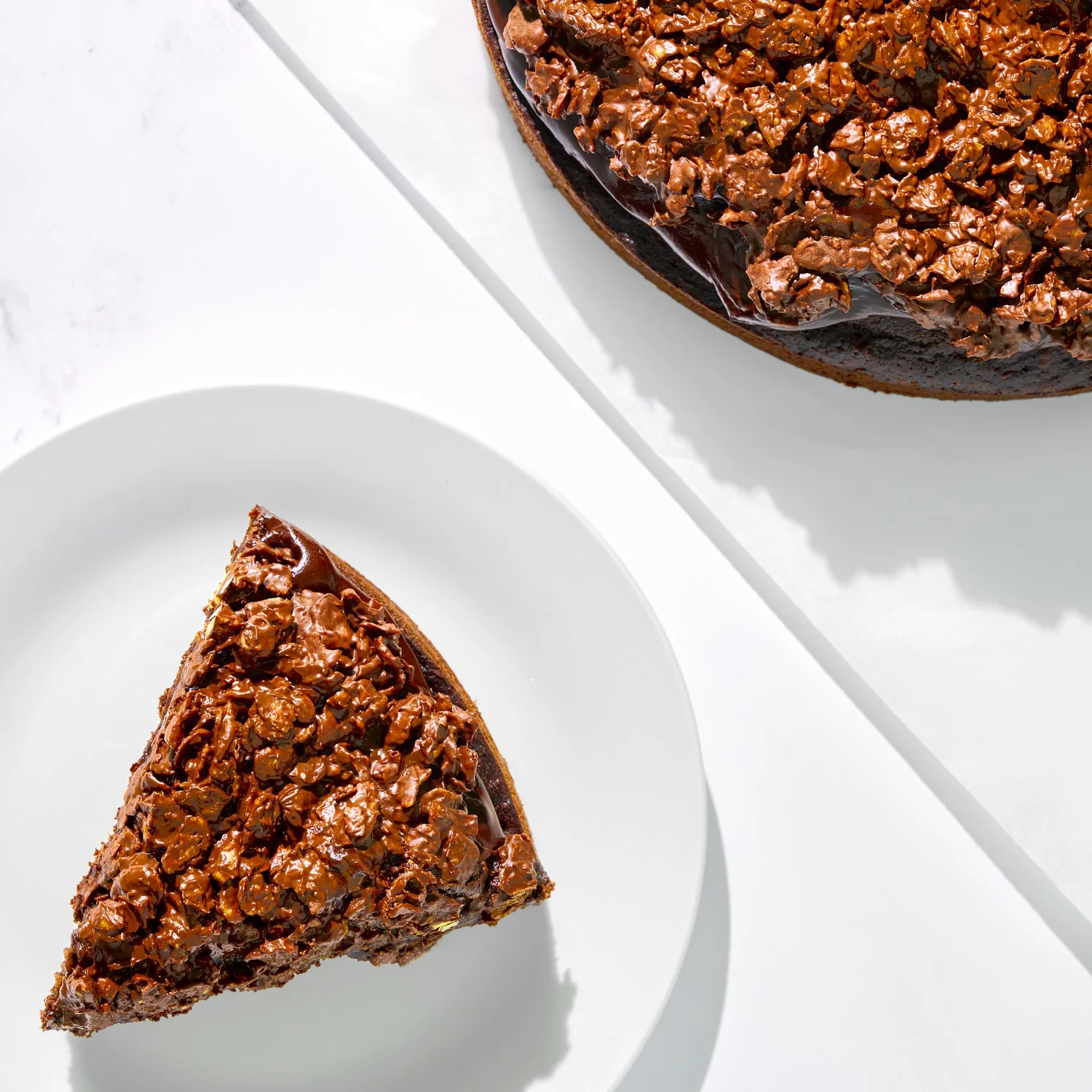Chocolate Hummingbird Crunch Cake