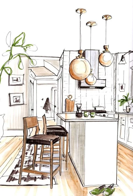 An in-home consultation typically spans a duration of 2 to 4 hours. During this time, I will share my ideas and provide valuable input based on your specific needs and preferences. After the session, you'll get a recap email that includes: Conceptu