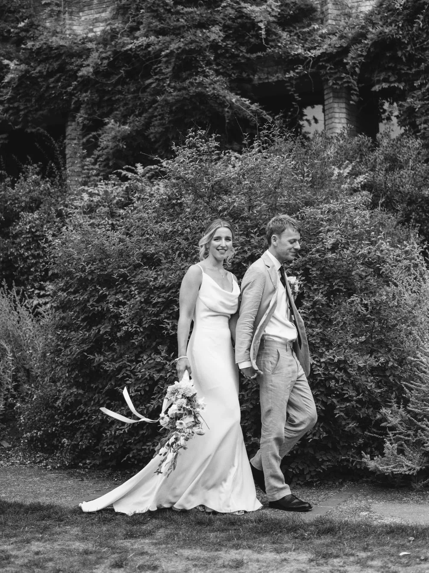 A month ago, we promised to laugh together forever. The rings were blessed on an iPhone, and we left the chapel to the same song my Grandpa played to close school assemblies. Babies were cooed over, and scampi fries handed out for a post-ceremony sna