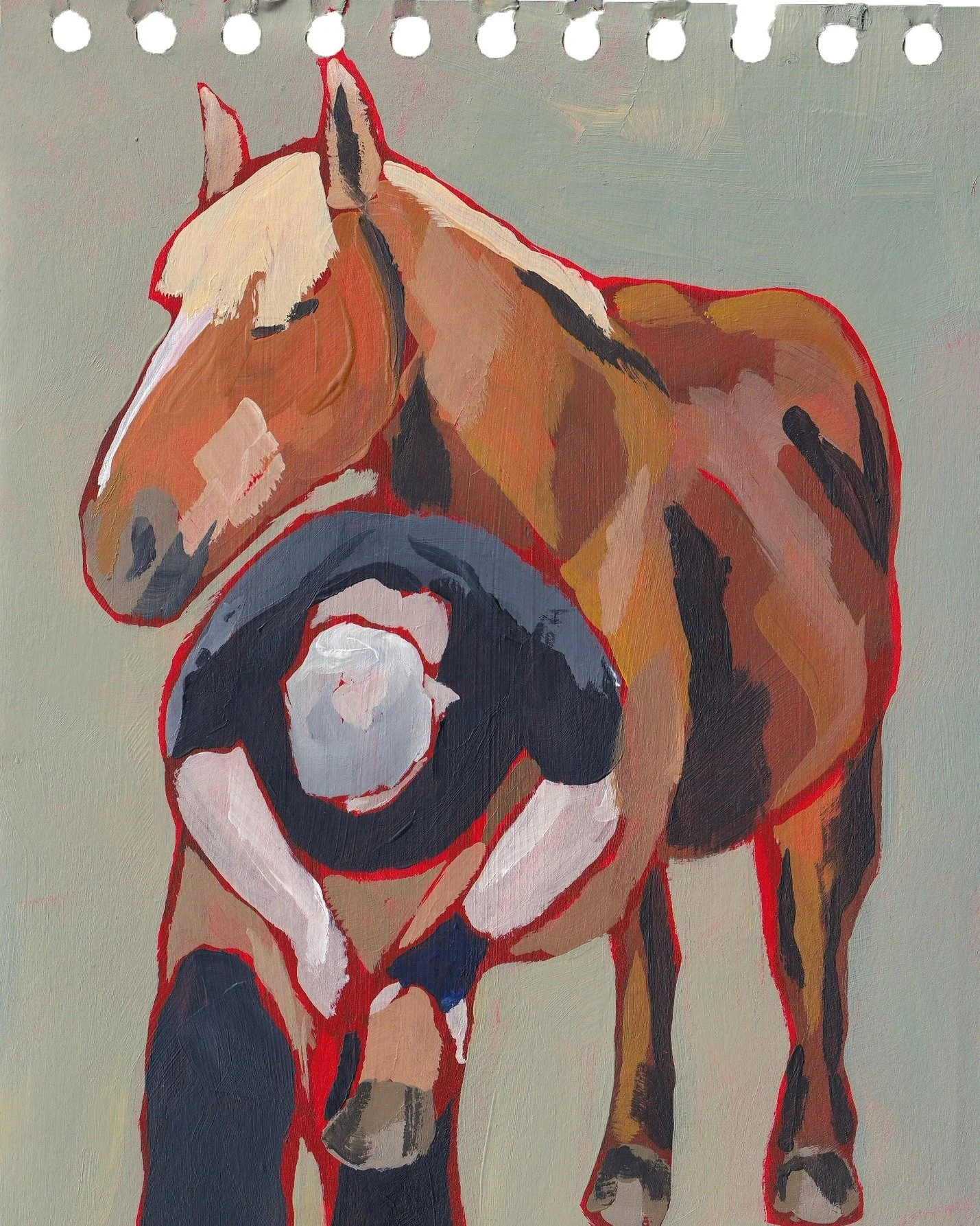 New shoes

 #painting #equineartist #acrylicpainting #horses #sketchbook #sketchbookart #farrier #horseshoes #equineart