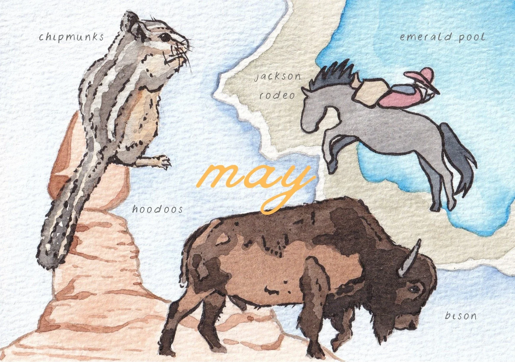 Postcard number five for the 'letters home' project 🏞️

This month has been non-stop! It felt impossible to sum it all up in one postcard and even including these highlights doesn't feel enough 🫨 think I'm going to be sketching and painting from th