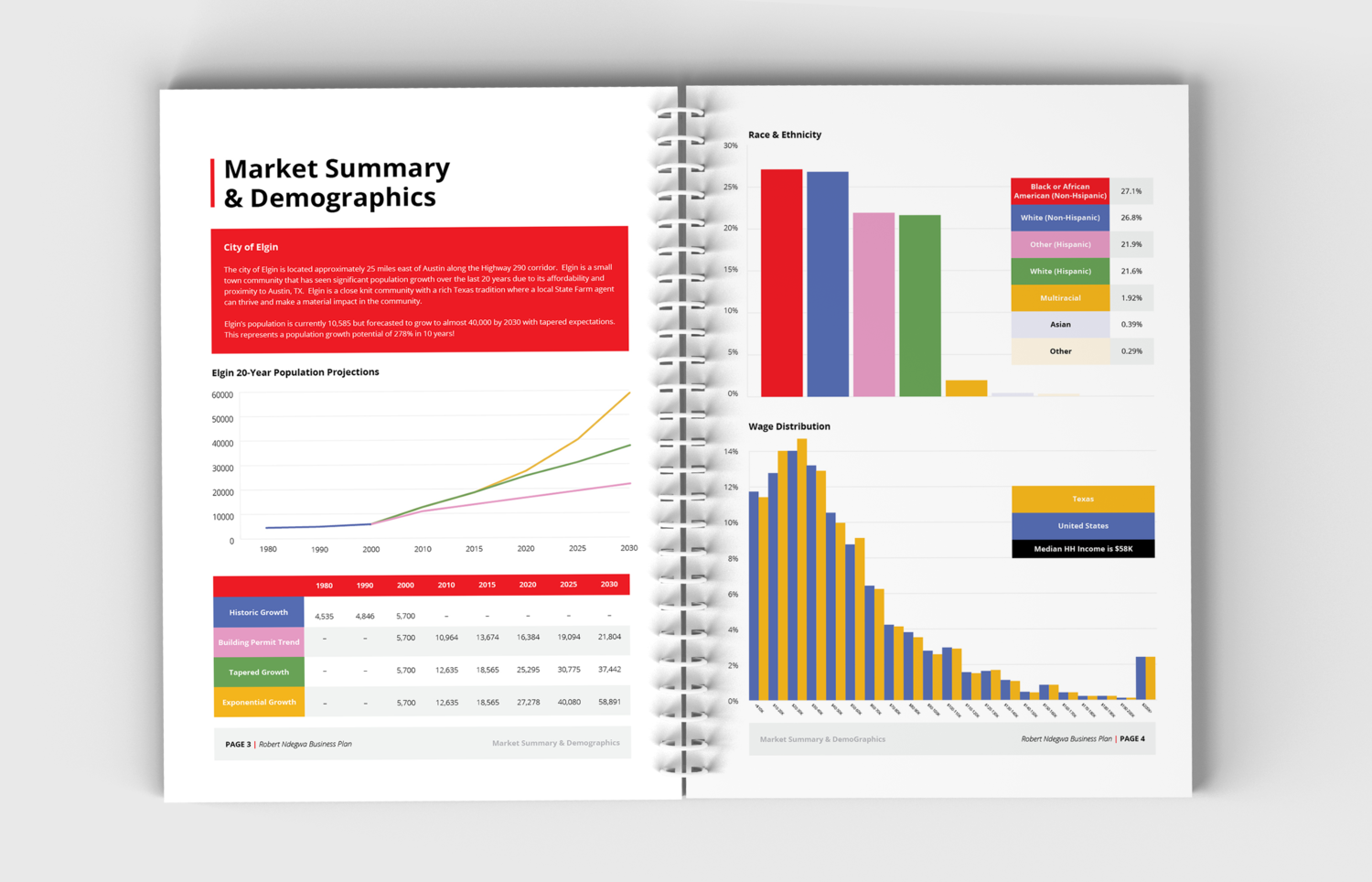 State Farm Business Plan - Market Summary and Demographics
