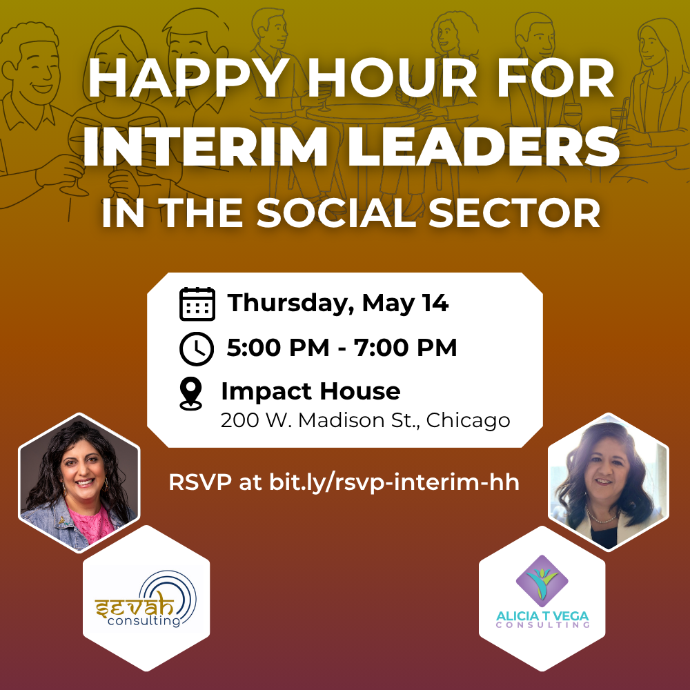Happy Hour for Interim Leaders in the Social Sector