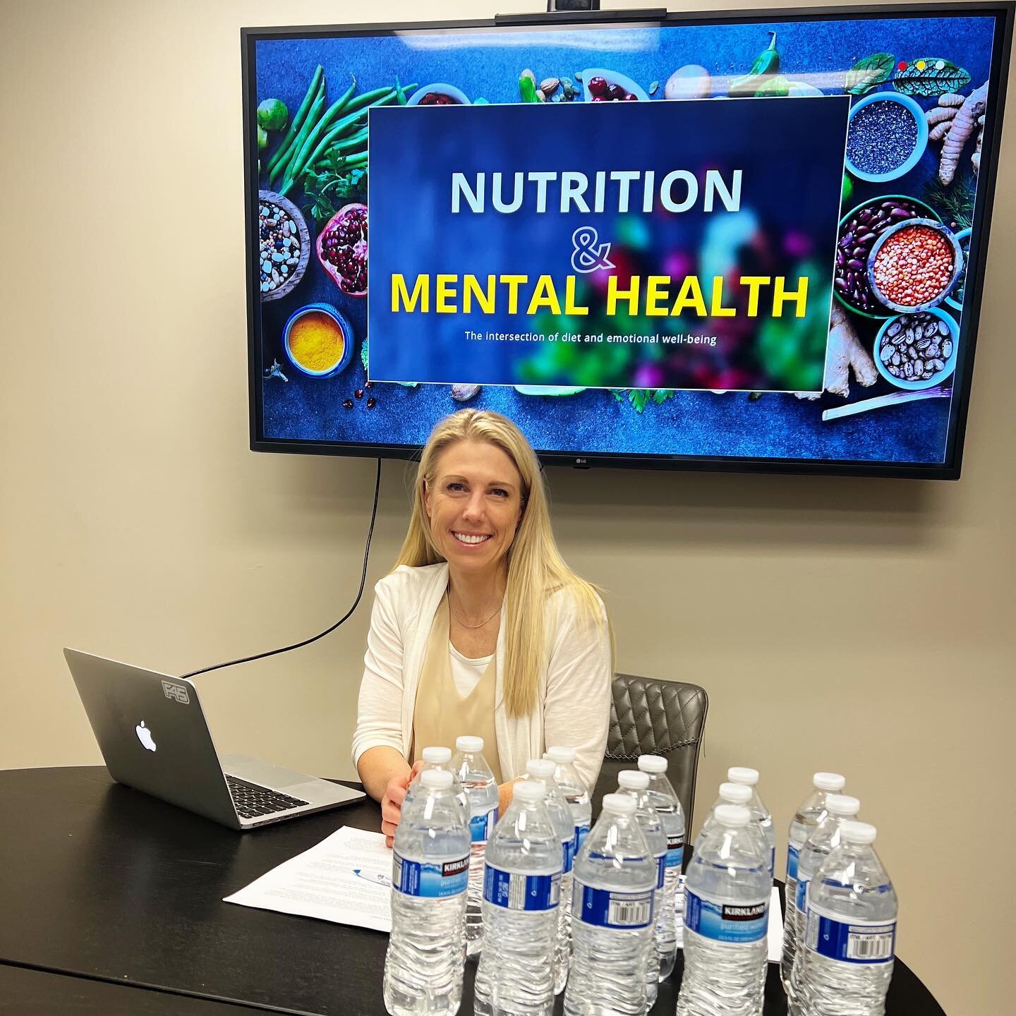 Last night we learned about nutrition and mental health from the very talented, very smart, very positive Kristen Nelson. 

We will definitely do it again because it was an hour packed with such good information. 

Remember to aim for 80% adherence a