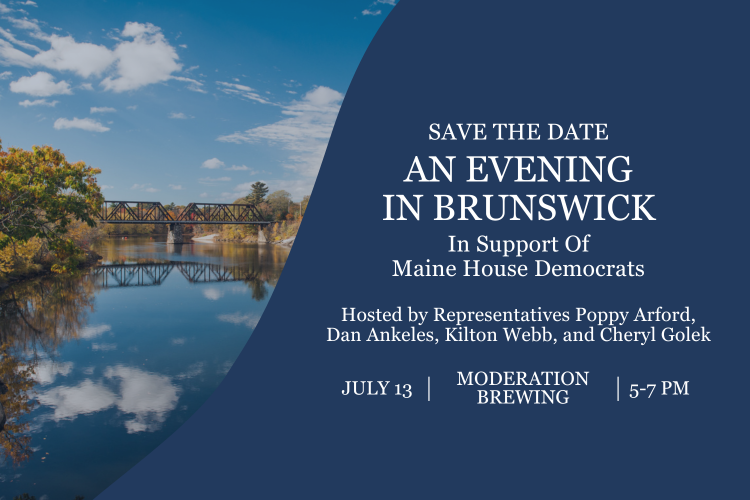 An Evening in Brunswick in support of Maine House Democrats