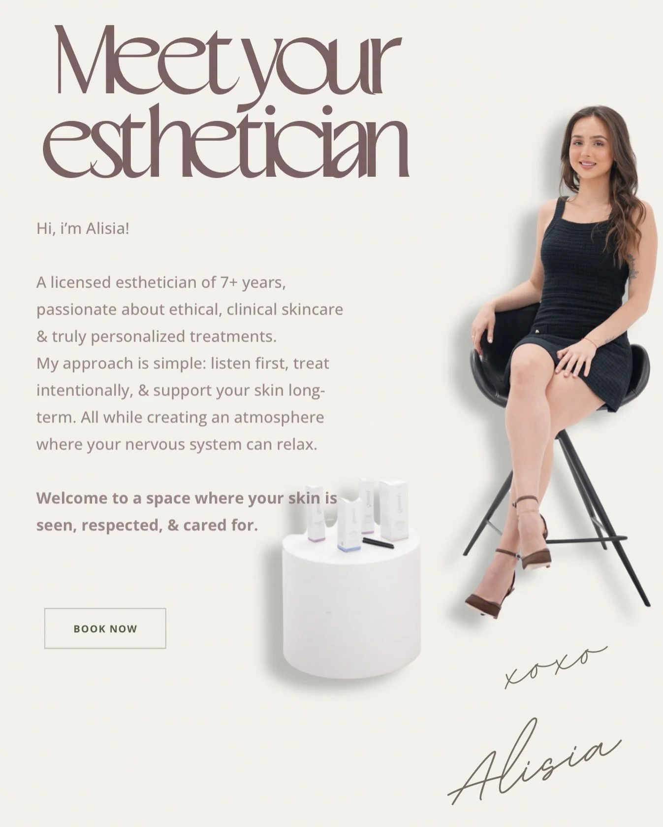 Skincare, with intention.
Personalized treatments.
A calm space for your skin &amp; your nervous system.

Welcome 🤍

#MeetYourEsthetician #ShadesOfSkinBeautyBar
#PersonalizedSkincare #InclusiveSkincare #SkinHealthFirst