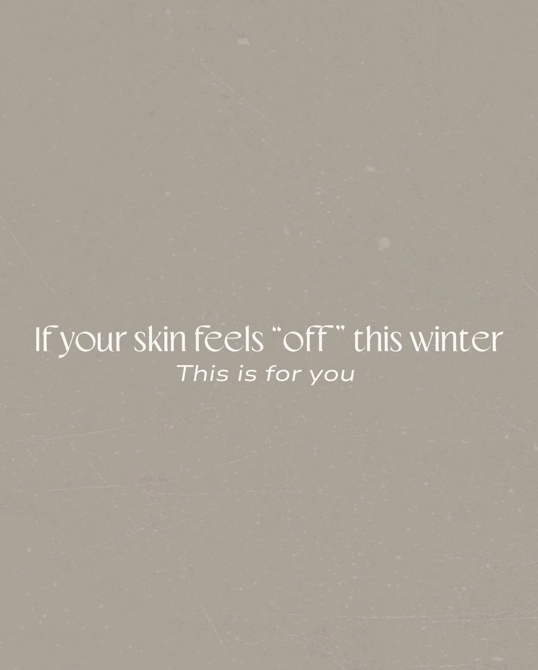 Winter skin behaves differently.

What looks like acne is often dehydration.

What feels dull is usually a compromised barrier.

This is why winter care requires more support &amp; less guessing. 

Booking link in bio 🤍

#vaughanesthetician #skincar