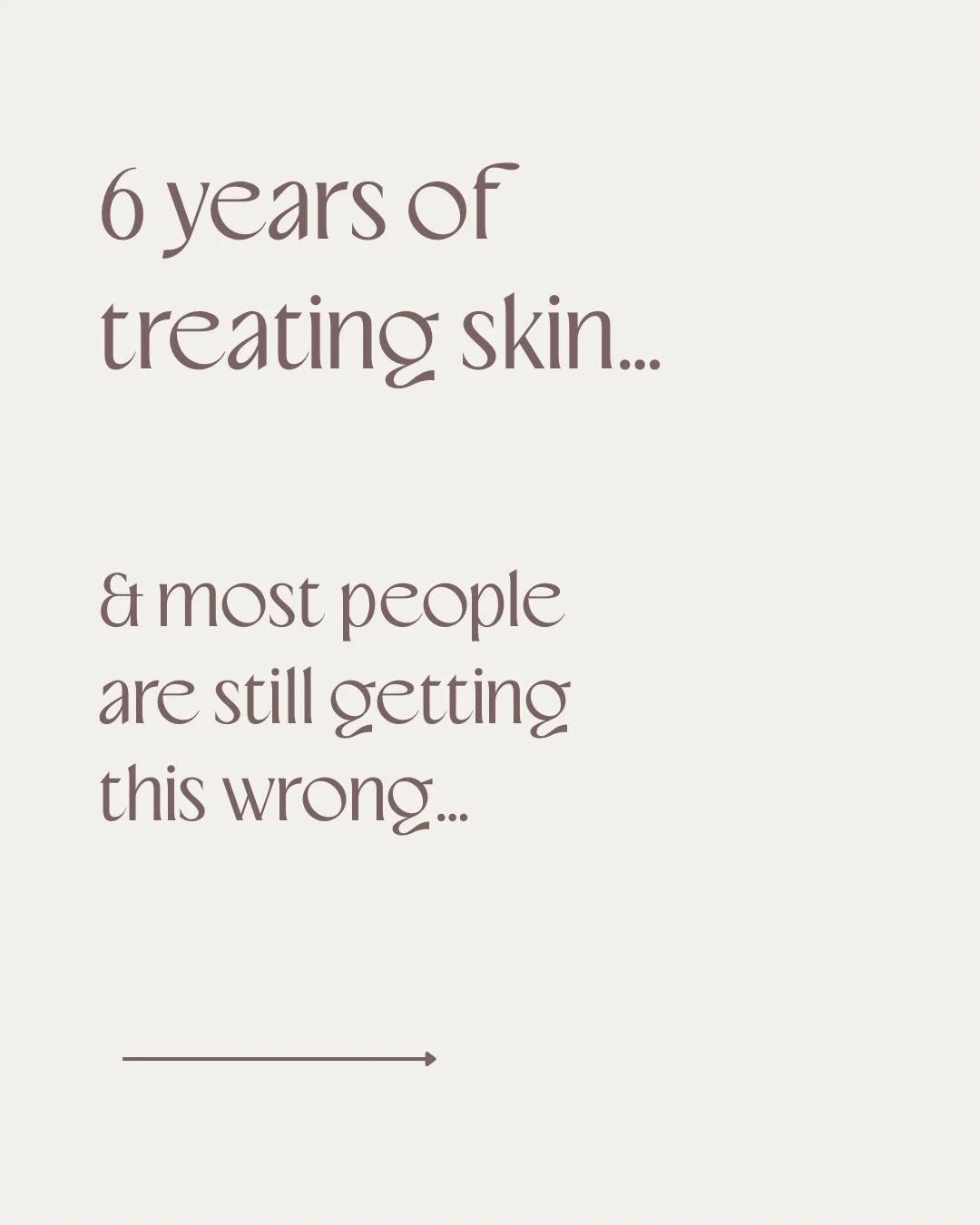 Most people think their skin needs more products.

In reality, it needs less damage.

After years of treating acne &amp; barrier dysfunction, I see the same pattern over &amp; over:

over-exfoliation, chronic inflammation, &amp; routines that are way