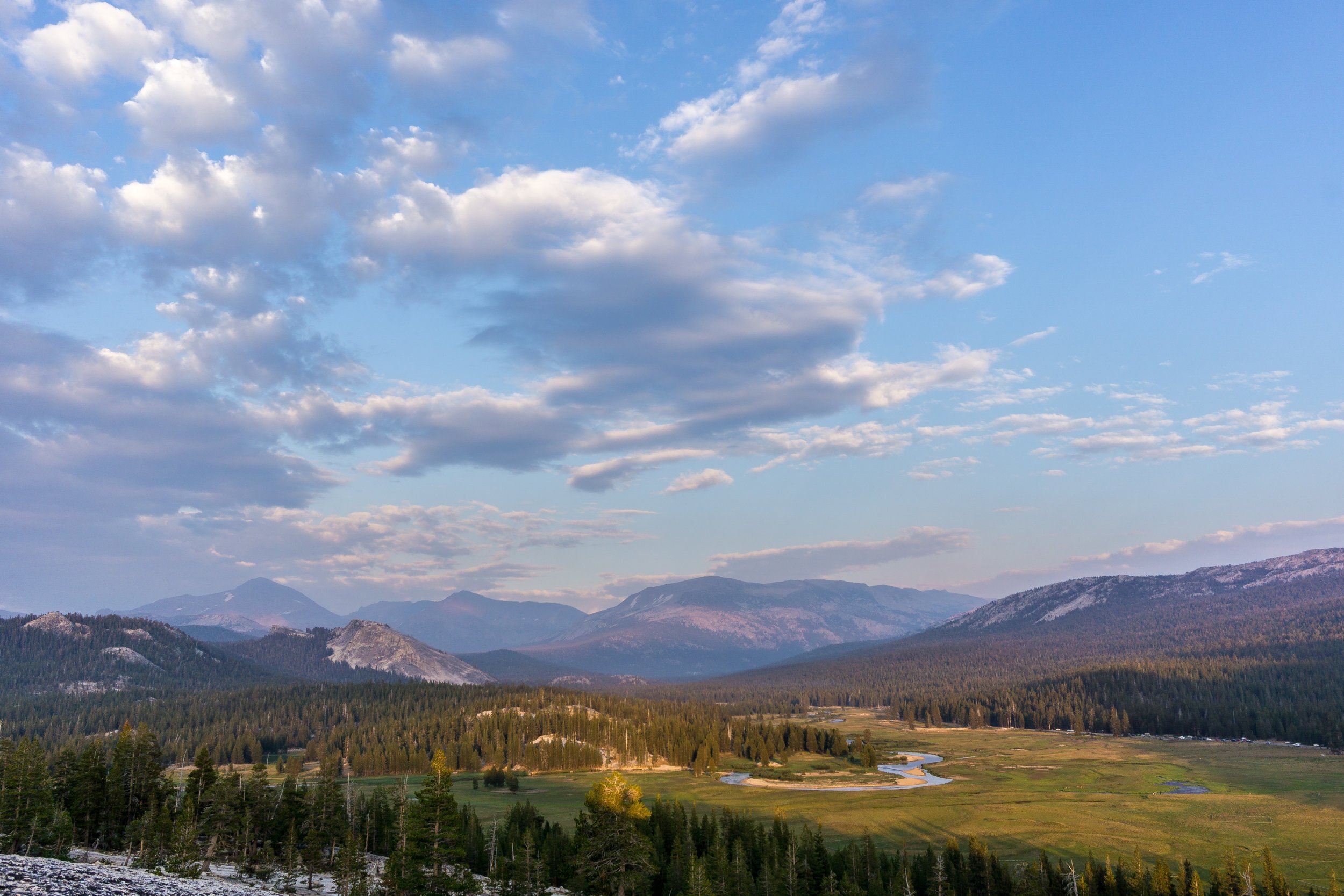  Tuolumne Meadows from the top of Pothole Dome 