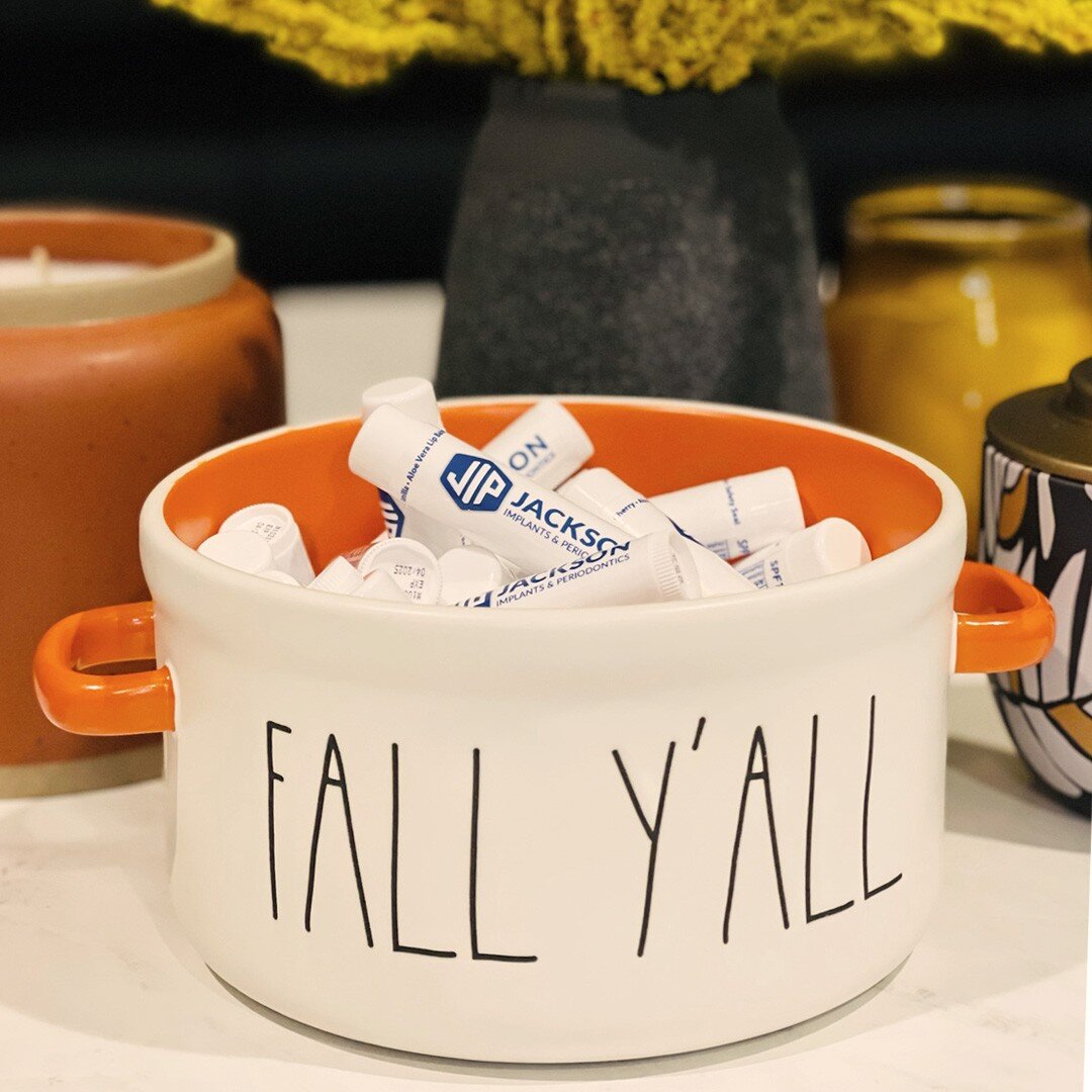 Happy Fall from your friends at Jackson Implants and Periodontics!🍁#falldecor #lipbalm #fallyall #periodontist #dentist #jacksonmichigan #dentalimplants