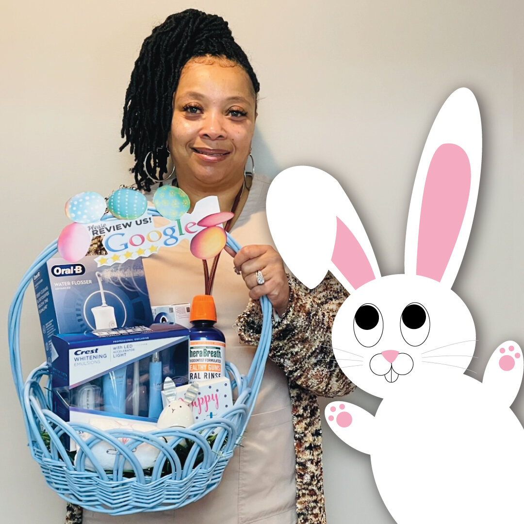 🐰🌷🥚Congratulations to the winner of our Spring basket giveaway! We appreciate you! 🥚🌷🐰
 #jacksonmichigan #dental #dentalclinic #Michigan #michigan #dentistry