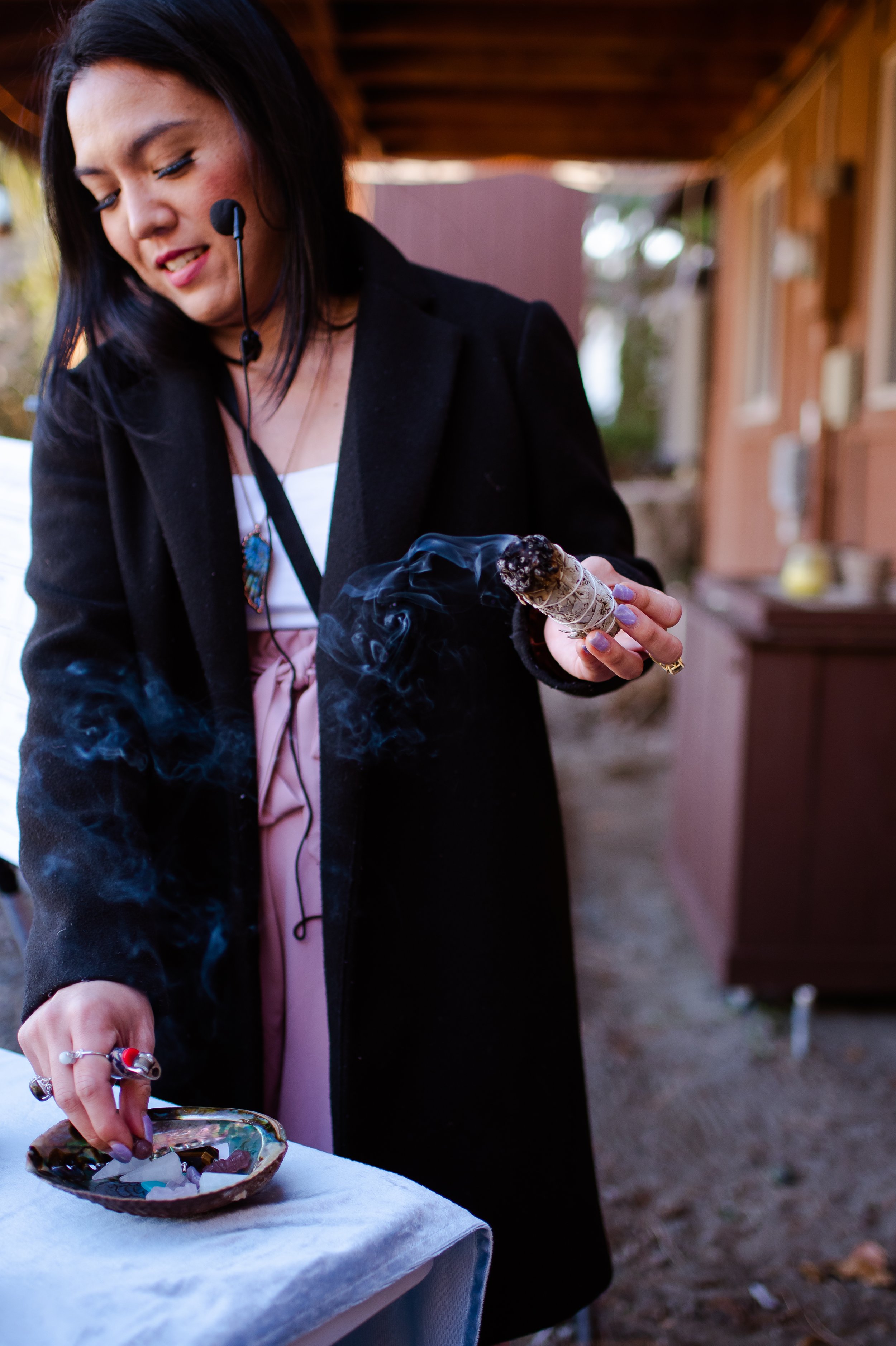 Event photography for a retreat - presenter images.