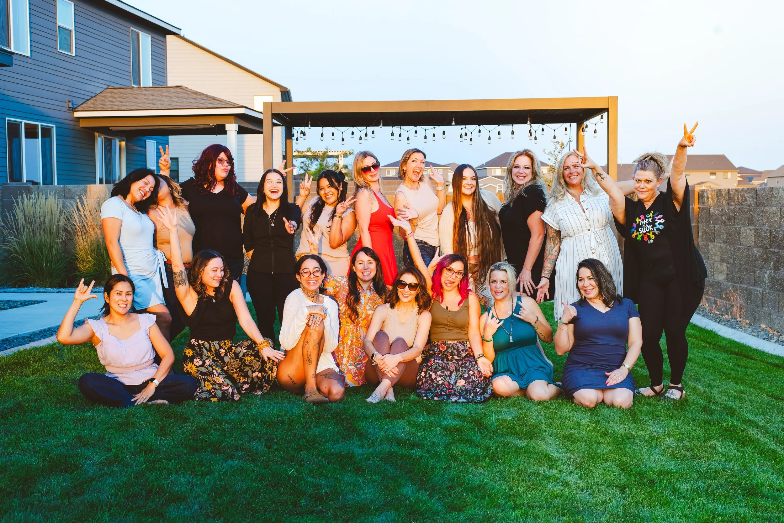 Self-Love Women's Retreat in Richland, WA - the whole group of women who attended the 2025 retreat.