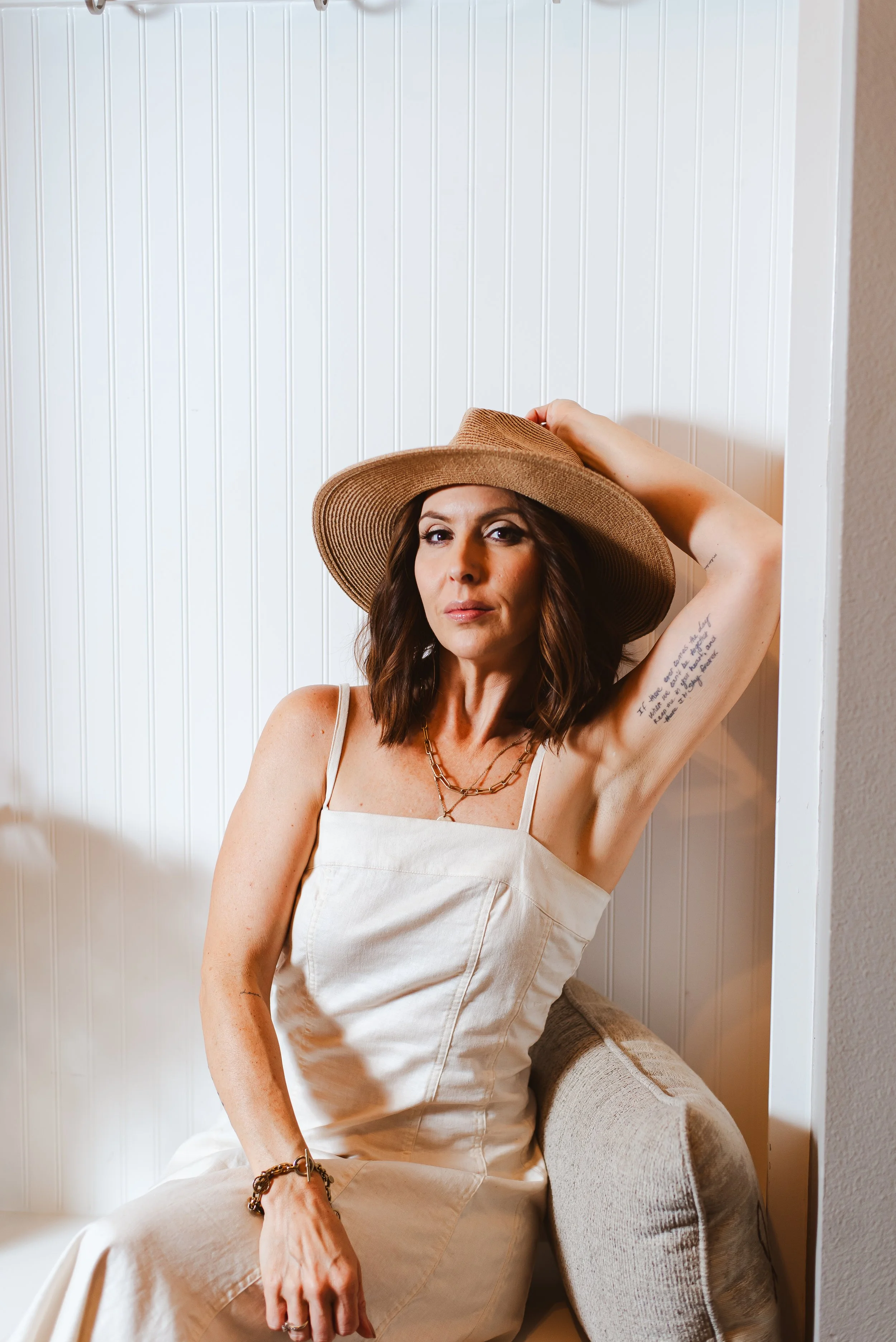Portrait of a woman at a self-care women's retreat in Tri-Cities, WA.