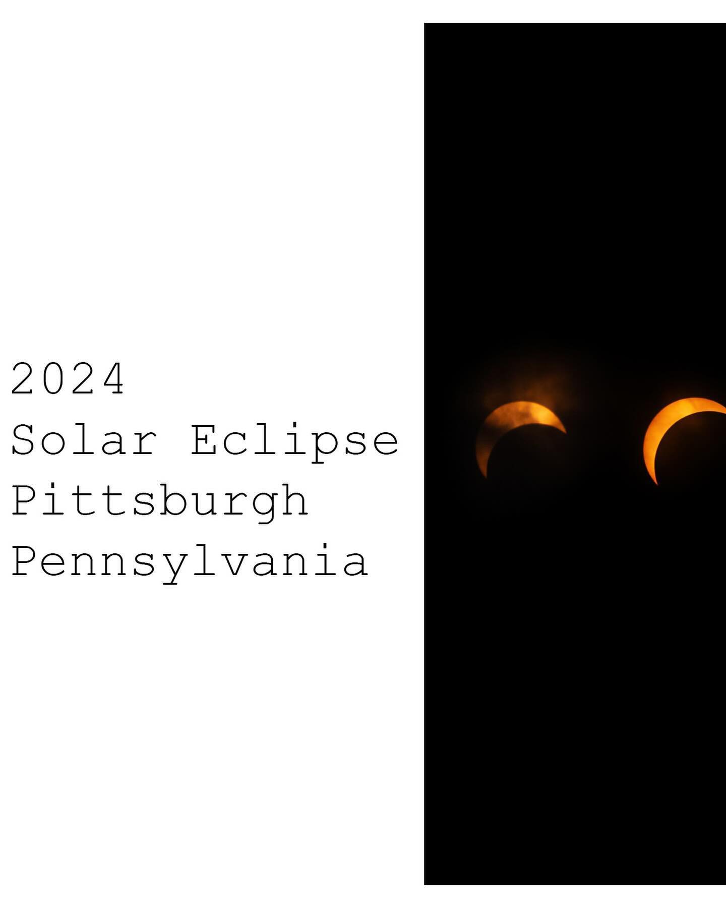 Did you step outside to see the solar eclipse today? Even if you weren&rsquo;t in totality, it was incredible to see the change in the light and temperature.
.
#eclipse #2024eclipse #pa #pittsburgh #pgh #412 #photography #nature #solareclipse #nature