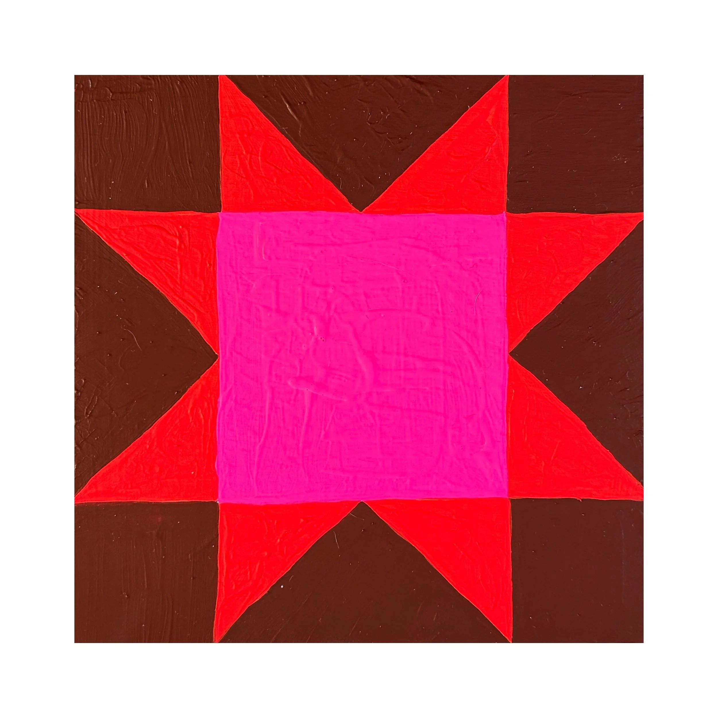 Sawtooth Star Colorblock (Dark Red)