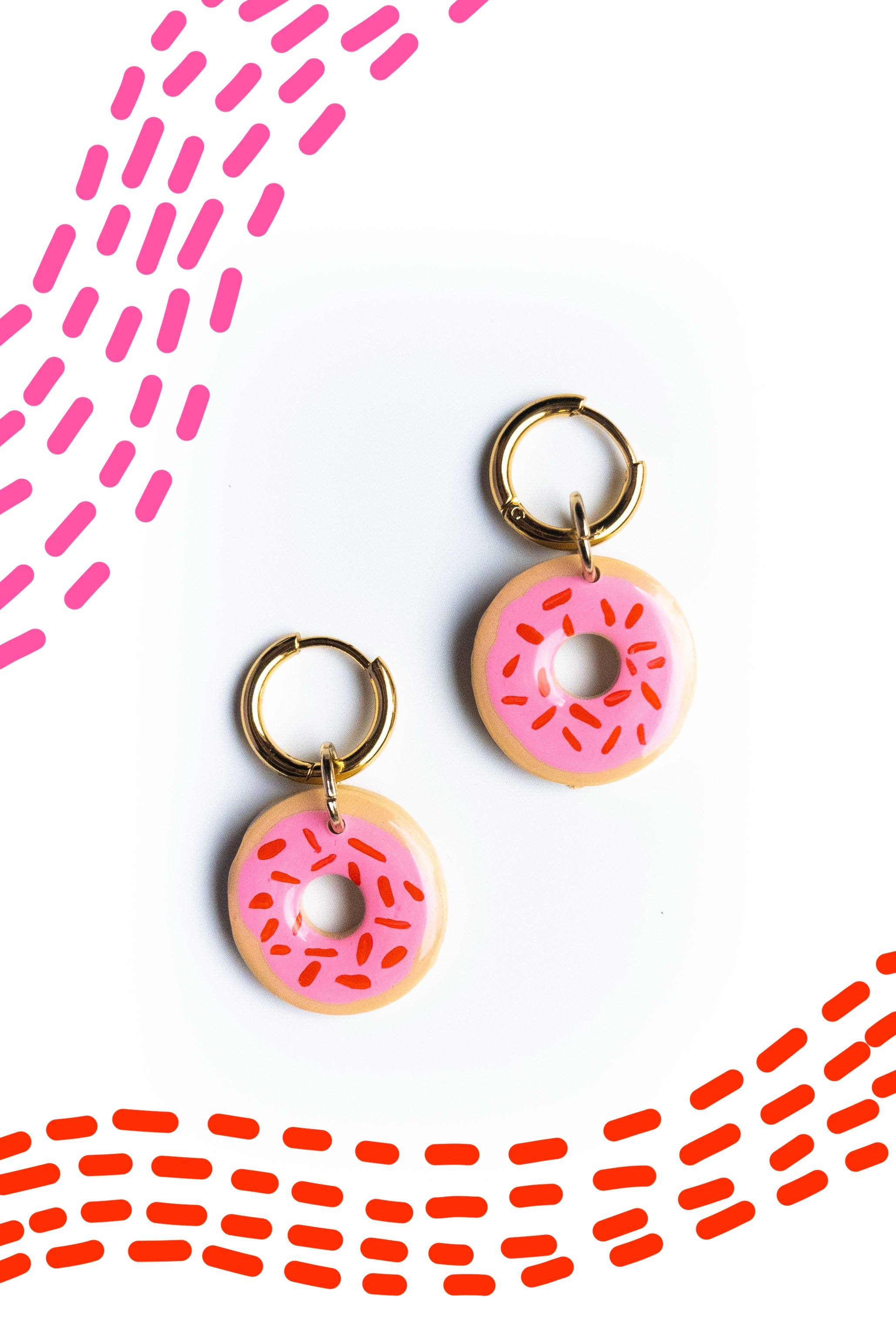 Strawberry Sprinkle Donuts
