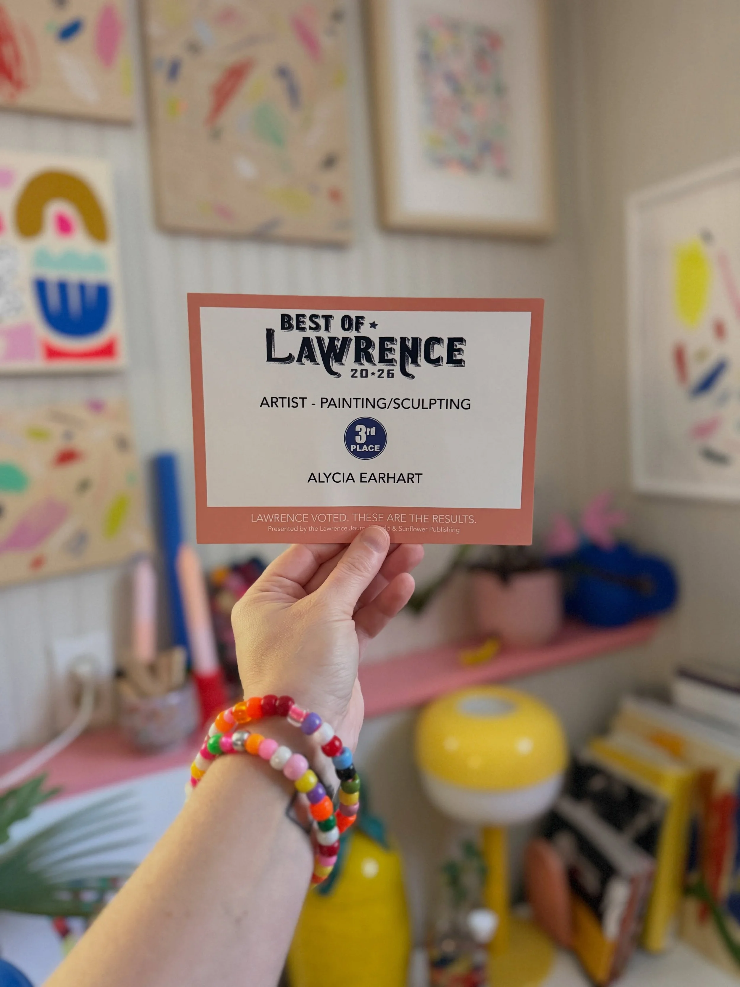 Thank you Lawrence!!! 🫶

#emergingartist #artstudio #paintingstudio #dopaminedecor #dopamineart