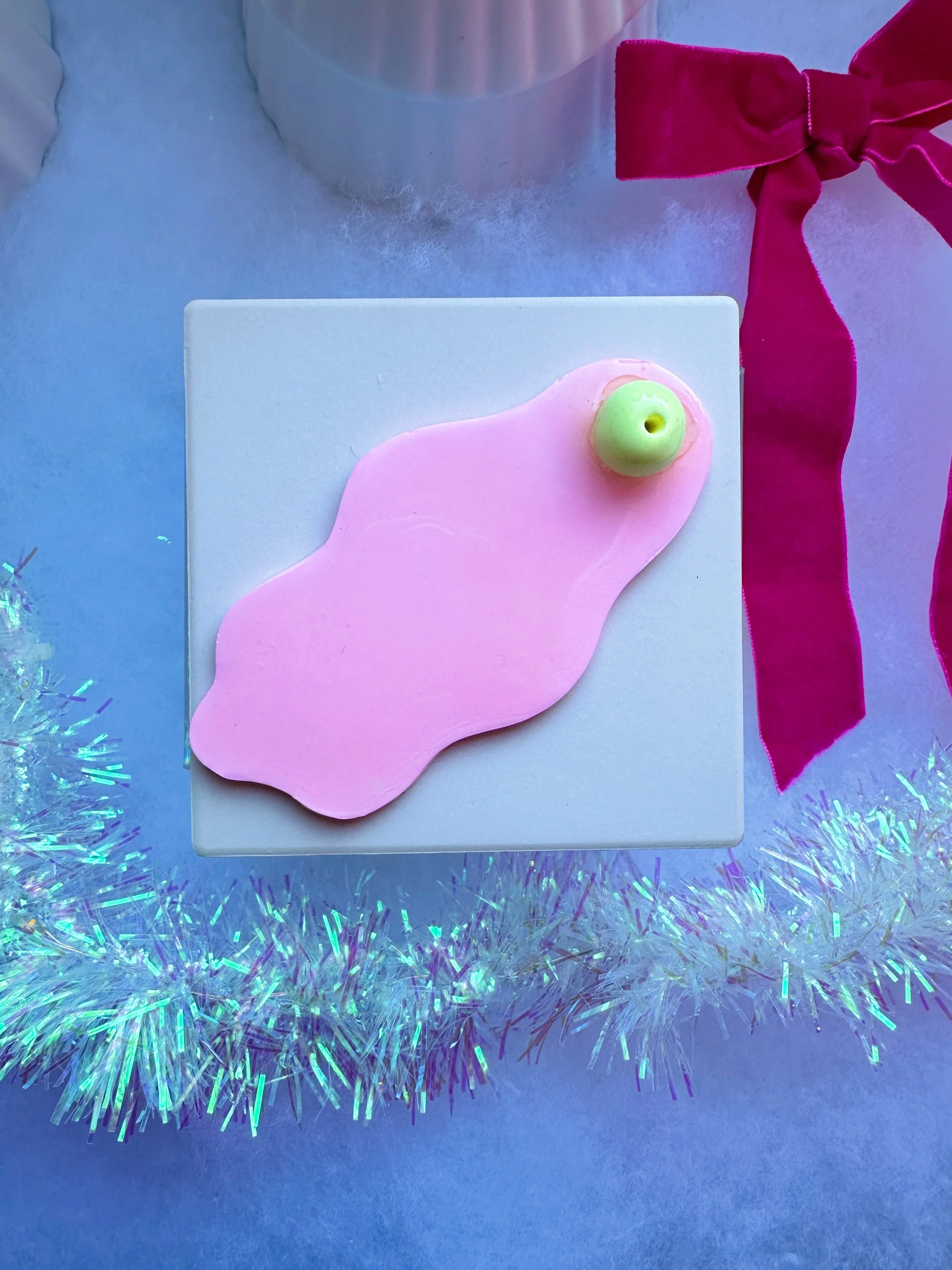 Pink/Yellow Incense Holder