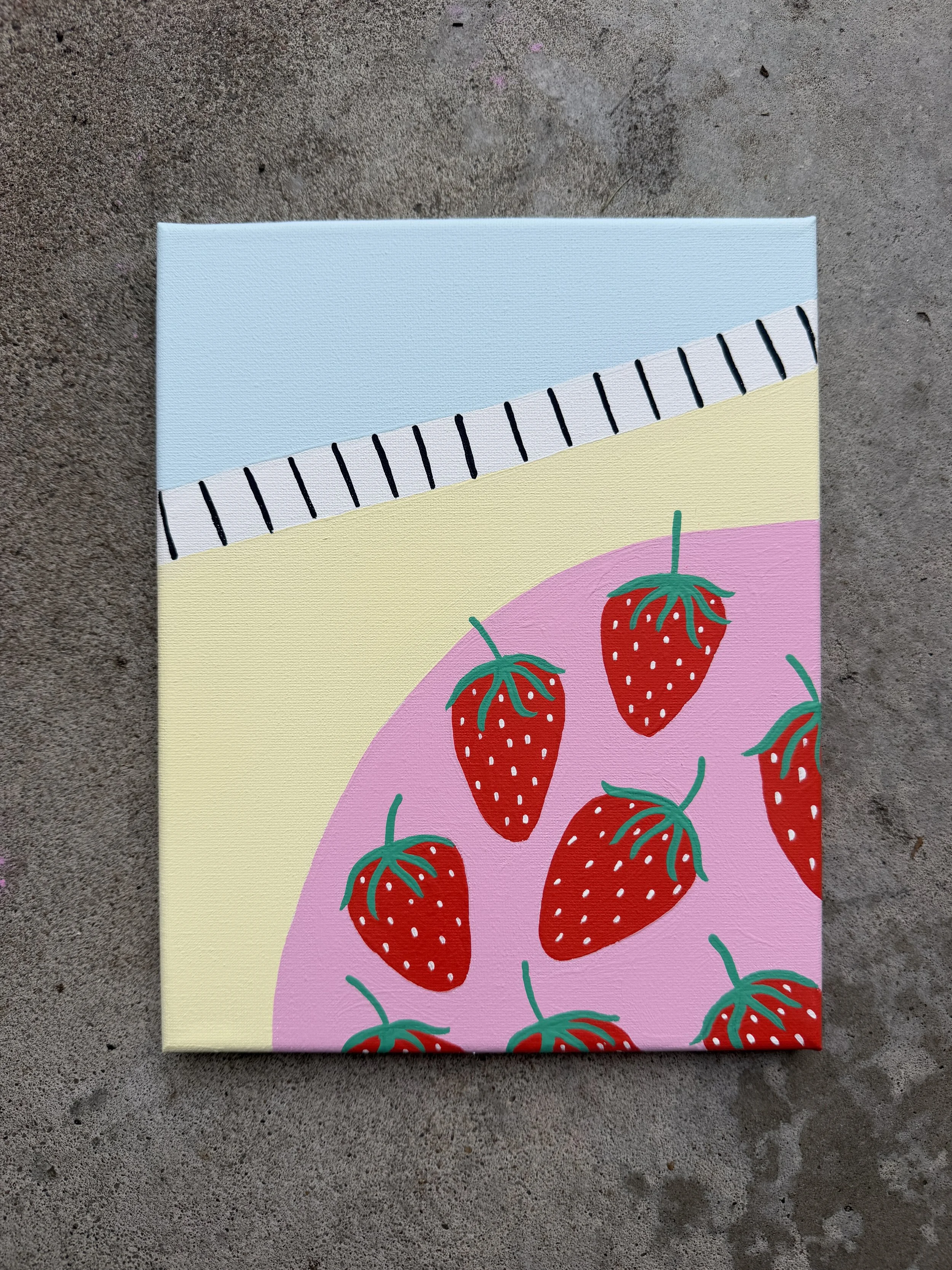 Strawberries Poolside