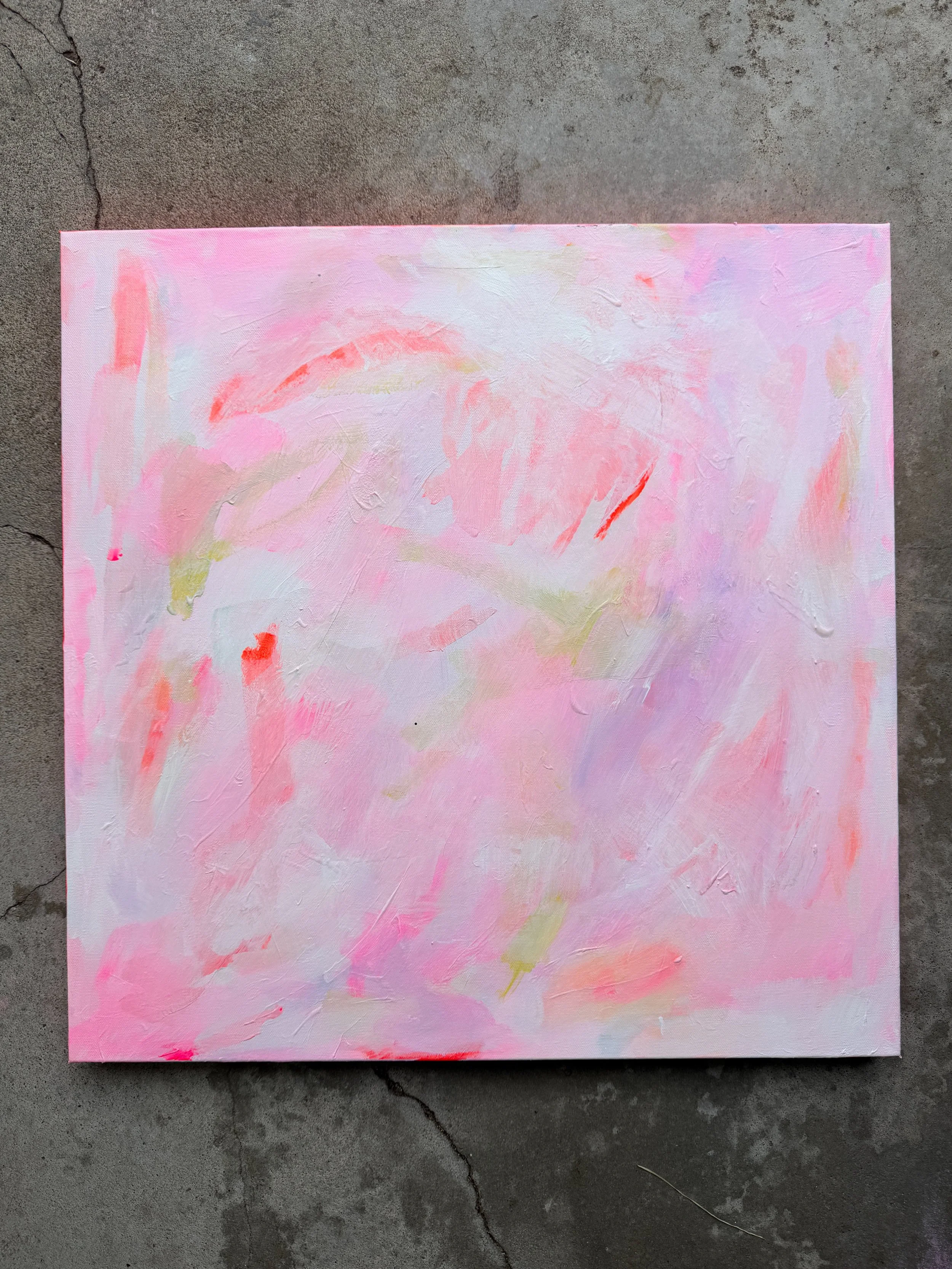 Saturday Night Kind of Pink
24 x 24"
Acrylic, flashe, gouache on canvas