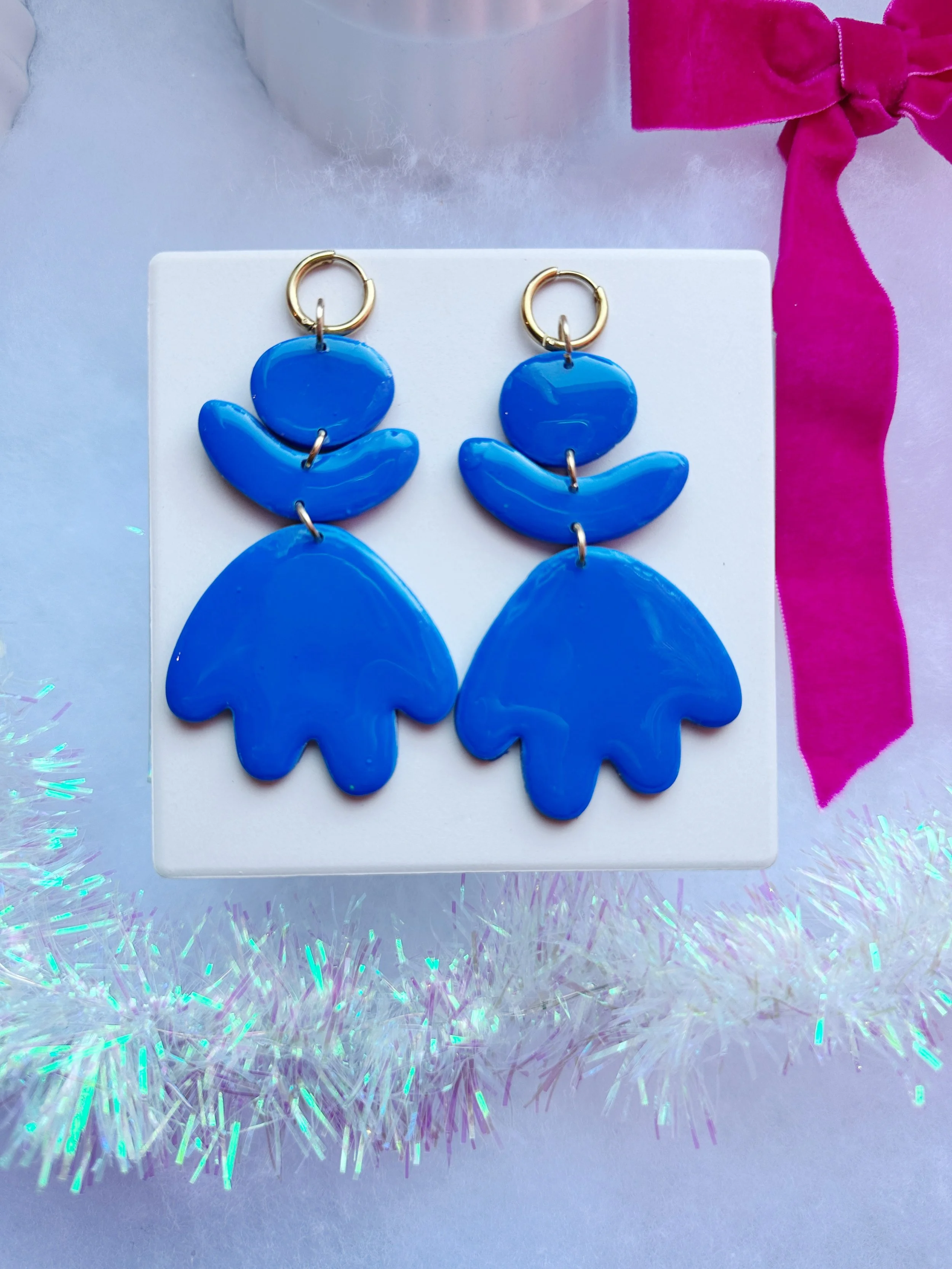 Medium Matisse Cobalt Dangles