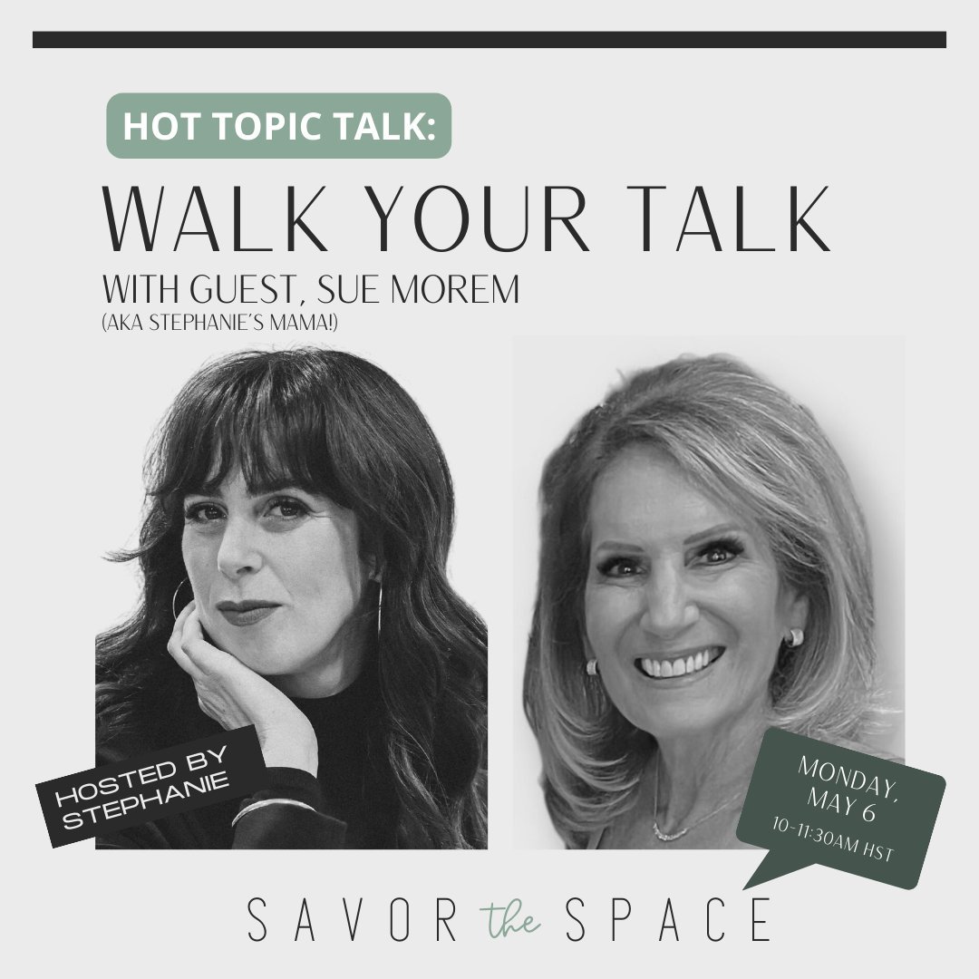Join us in &ldquo;Walk Your Talk&rdquo;, Monday May 6 @ 10-11:30AM! 🙌🏼

Free to members. Open to public on Eventbrite. 

Hosted with guest speaker, Sue Morem, a nationally recognized career and image expert. She wrote a syndicated weekly workplace 