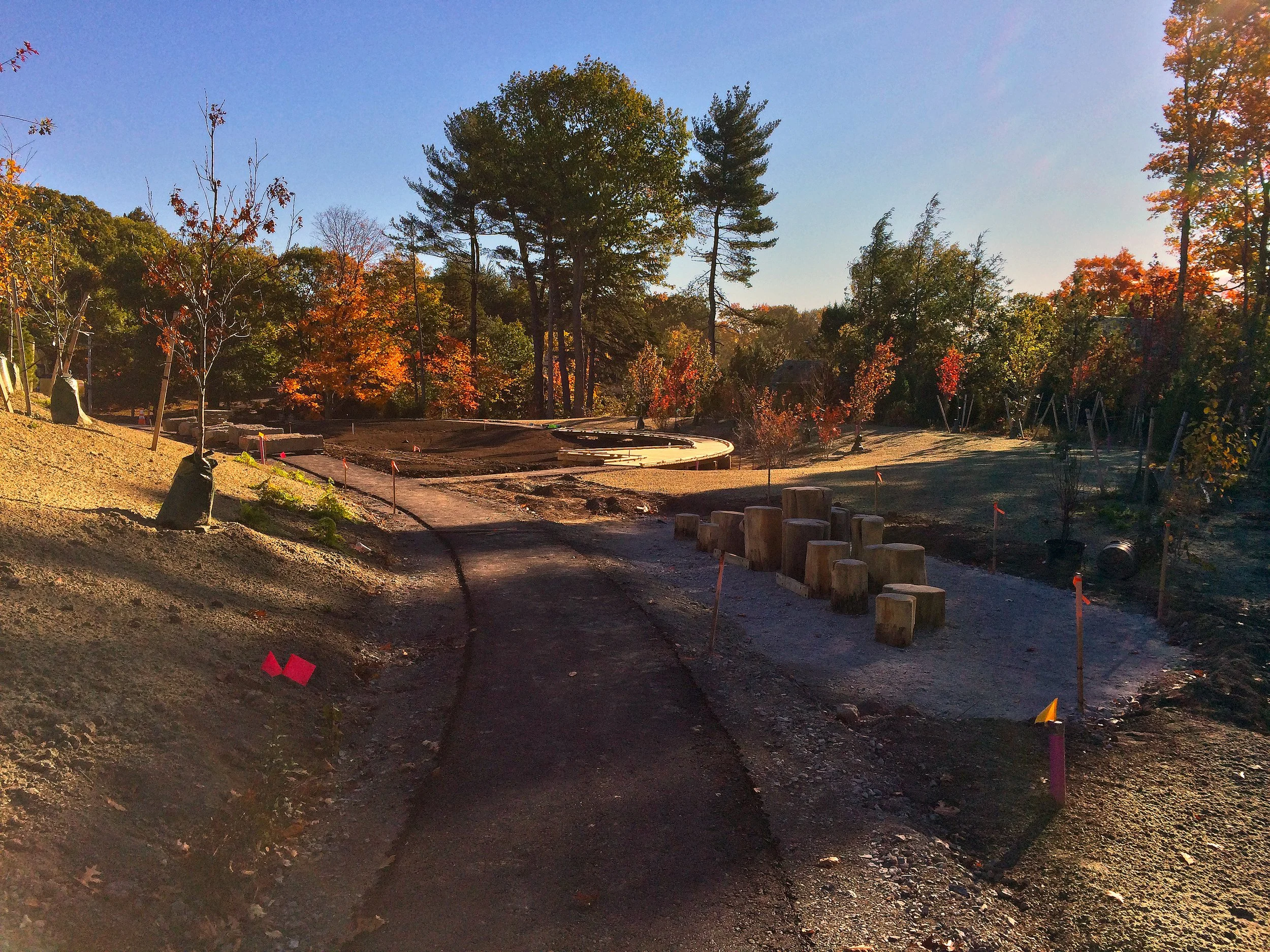 Fall Color at Fisher Hill Reservoir Park
