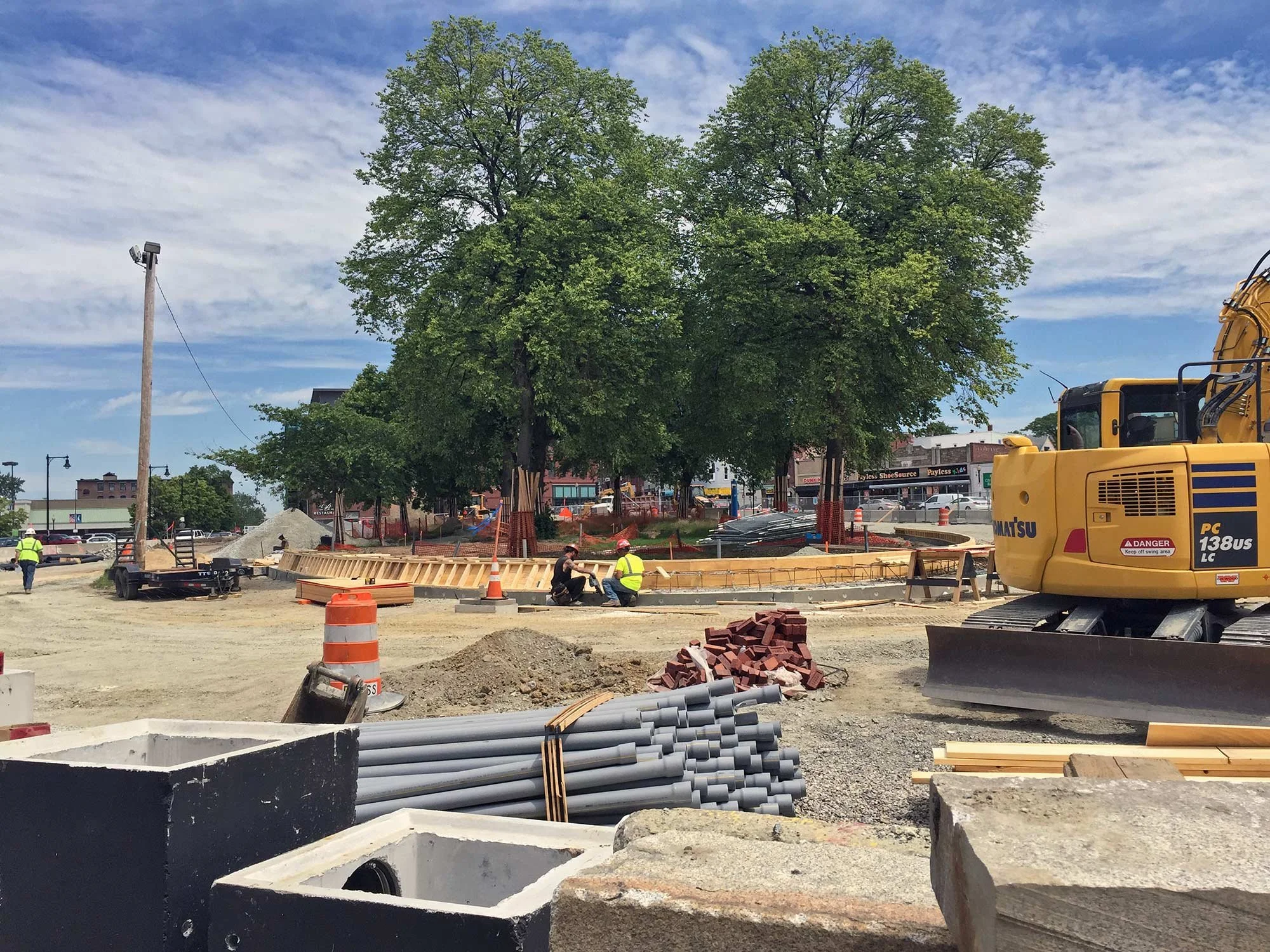 Construction Update in Central Square 