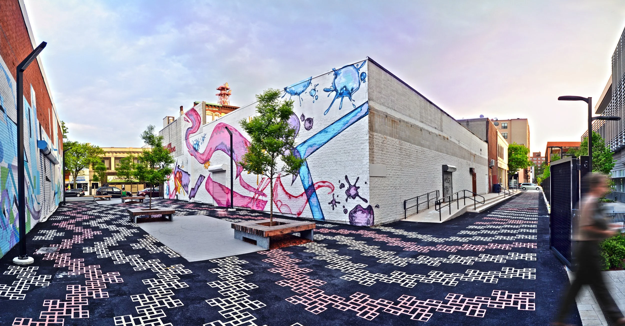 Lawrence Alleyway Ribbon Cutting