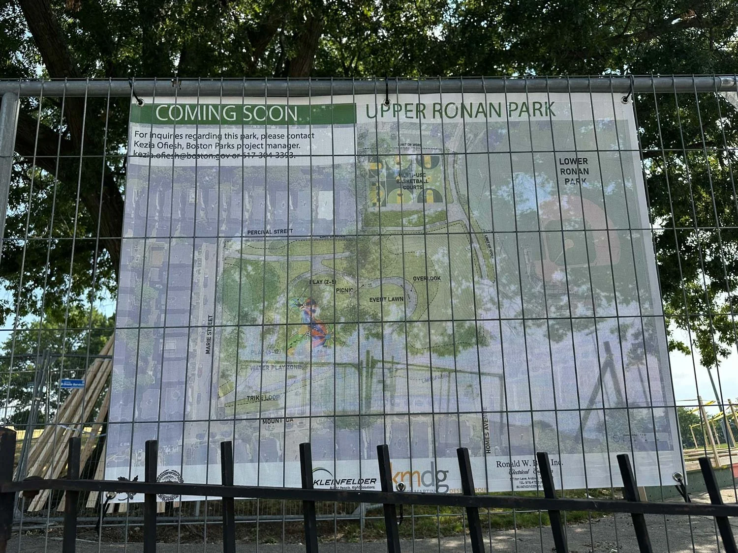 Construction Begins at Upper Ronan Park