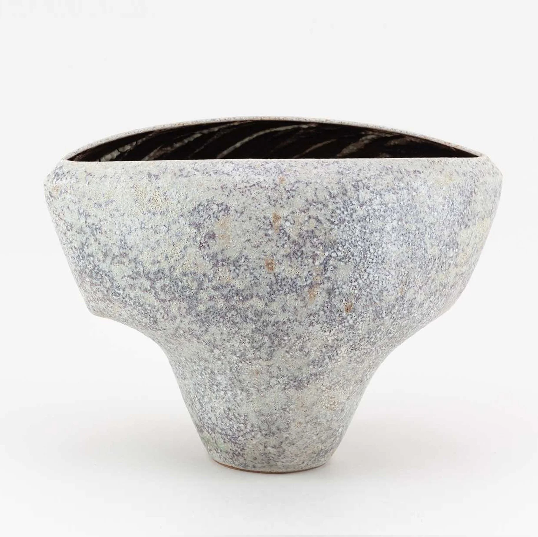 CHRIS CARTER (born 1945); a cloven stoneware bowl_3.jpg
