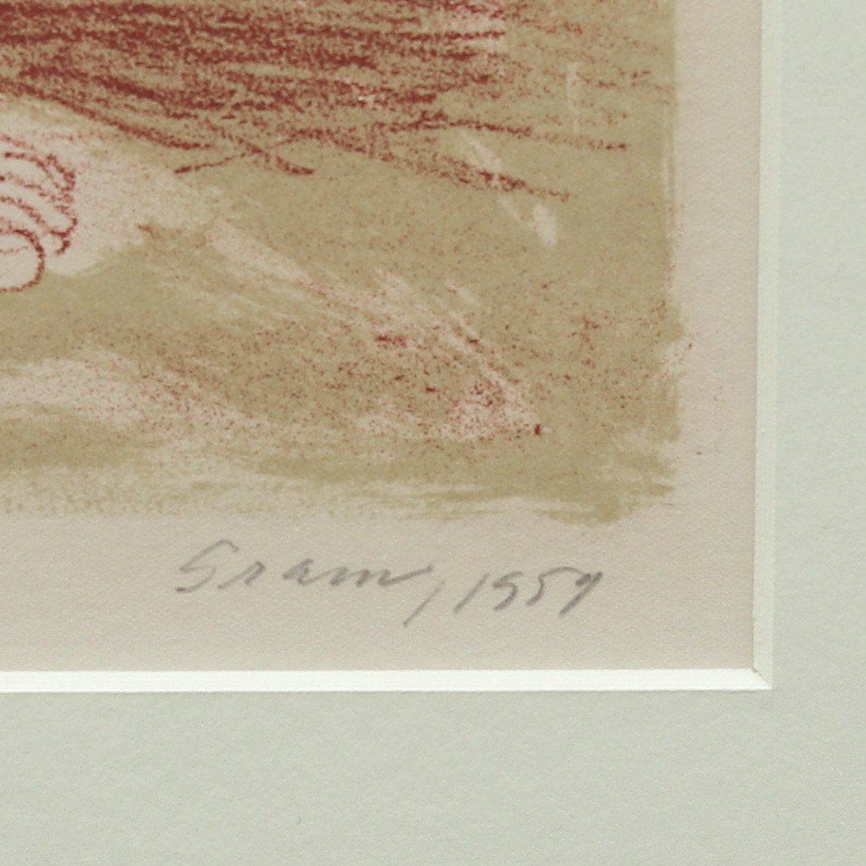 LENNART GRAM_Nude model_lithograph in colour dated 59_3.jpg