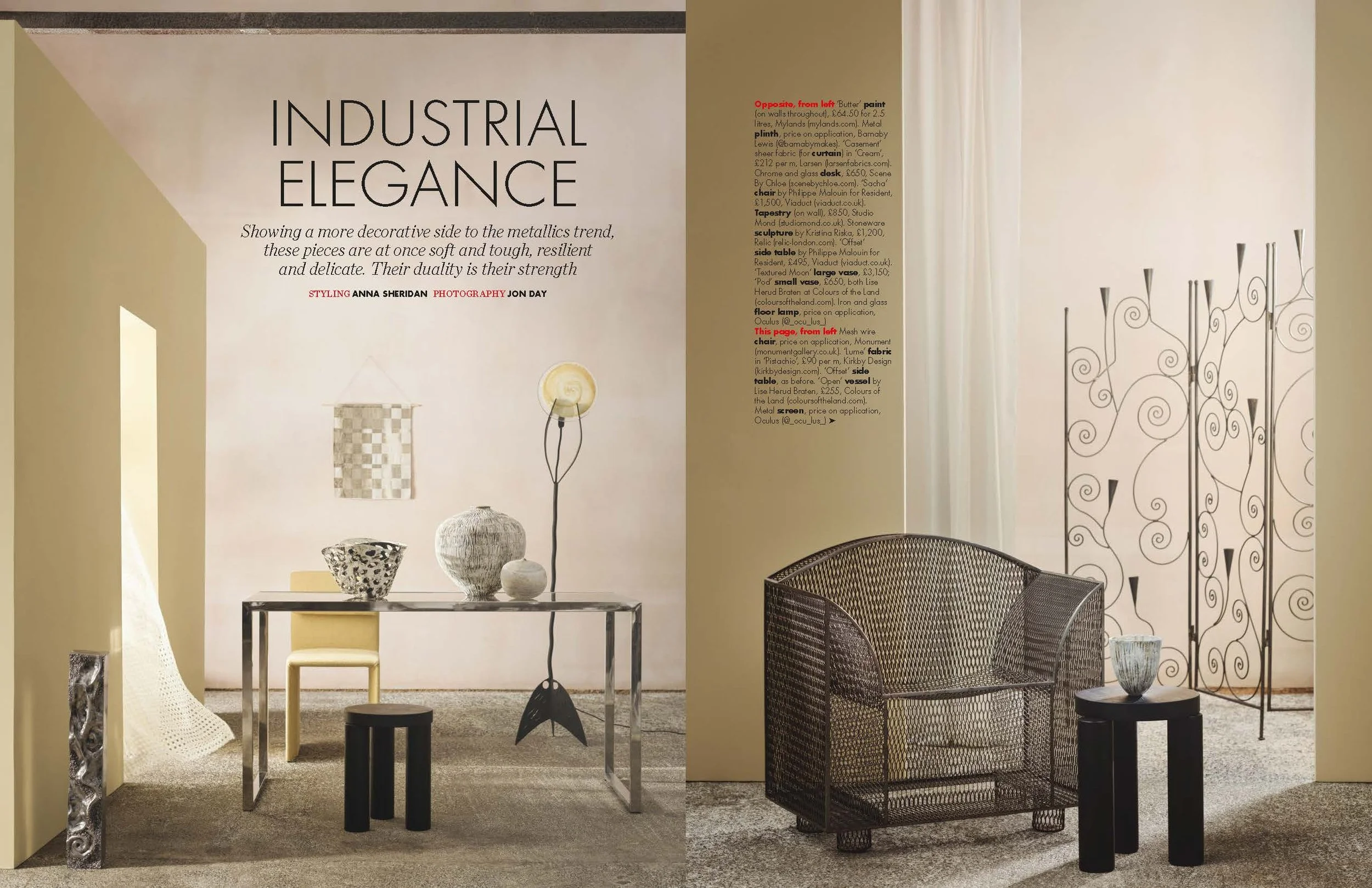 Elle Decoration October 2025 | Styling Anna Sheridan | Photography Jon Day